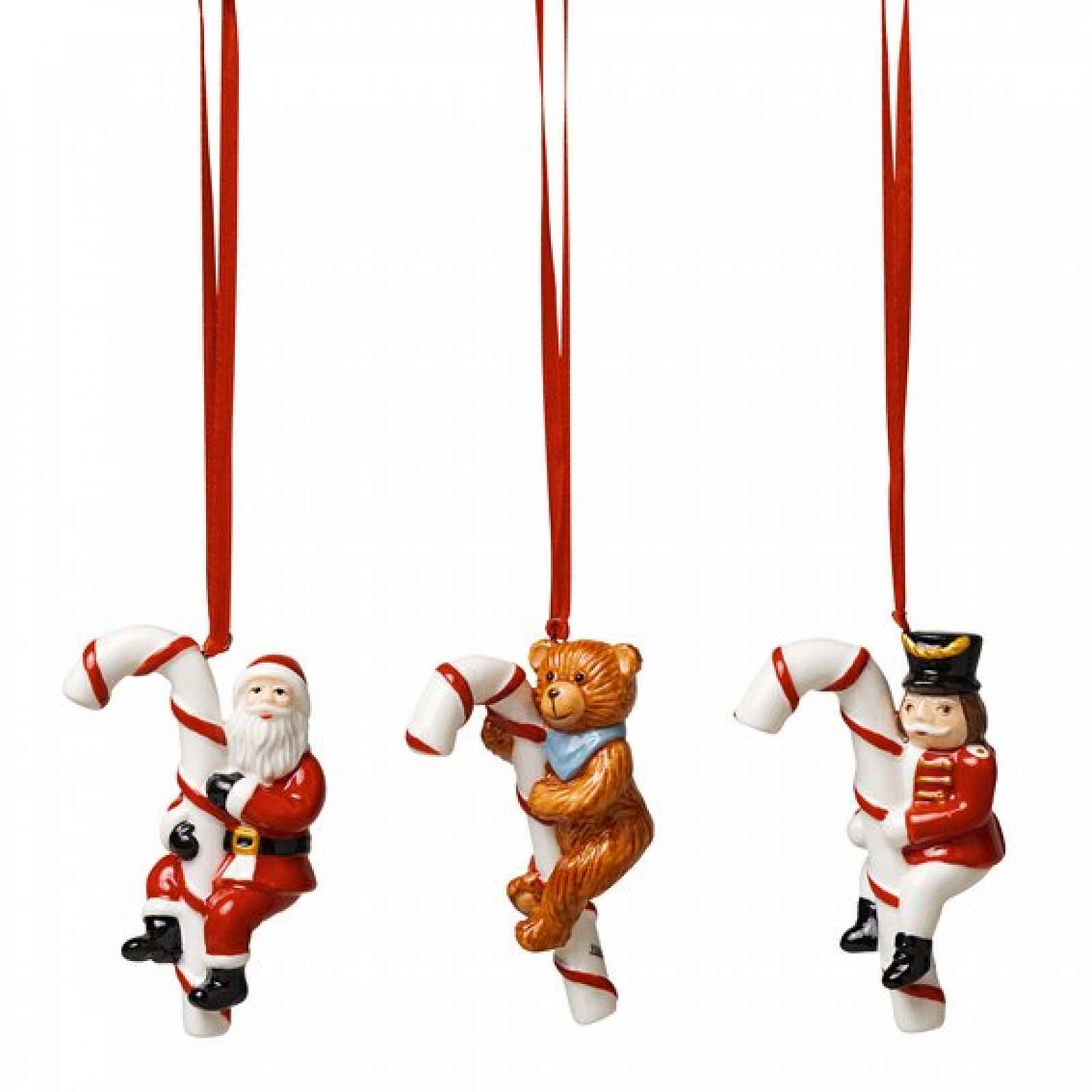 Villeroy & Boch Nostalgic Ornaments vánoční závěsná dekorace, cukrová lízátka, 3 ks