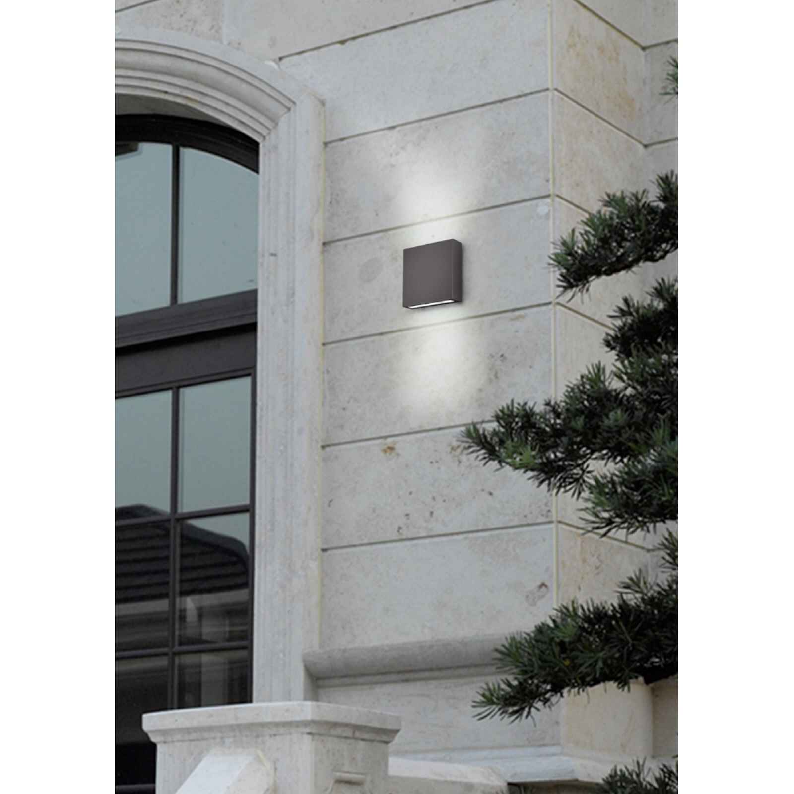 LED Nástěnná lampa Trio Thames antracit 229360242
