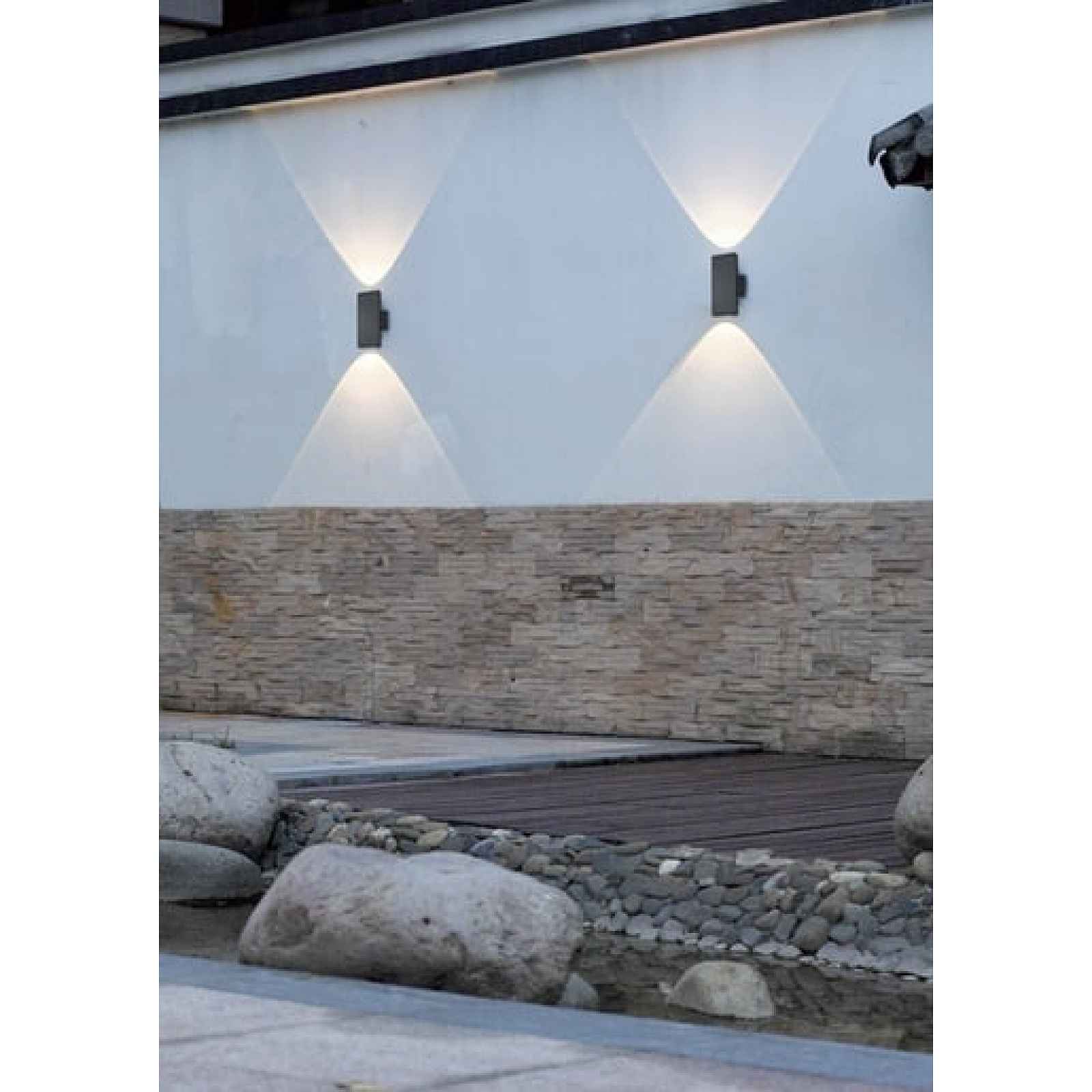 LED Nástěnná lampa Trio Colorado antracit 228460242