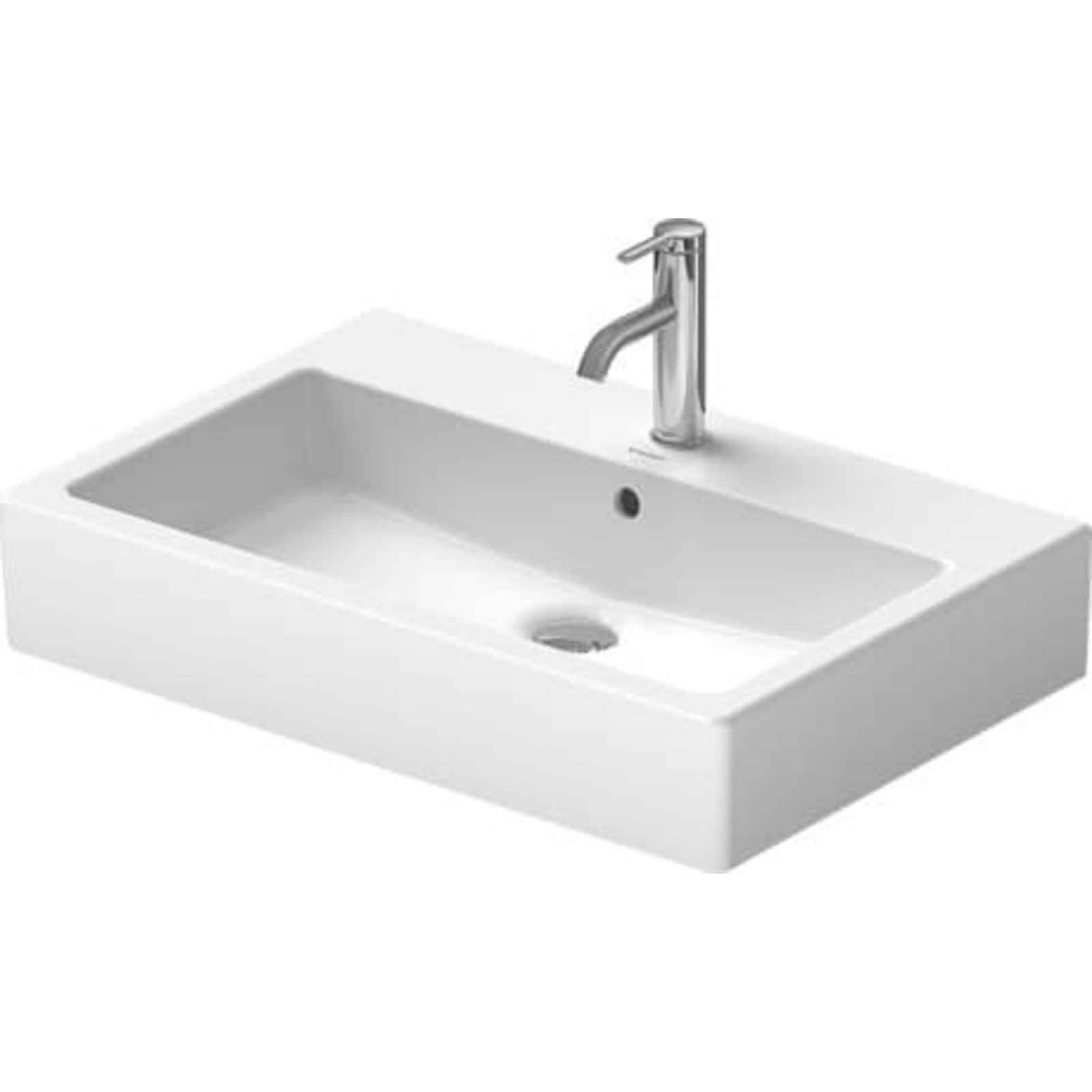 Nábytkové umyvadlo Duravit Vero 70x47 cm otvor pro baterii uprostřed 0454700000