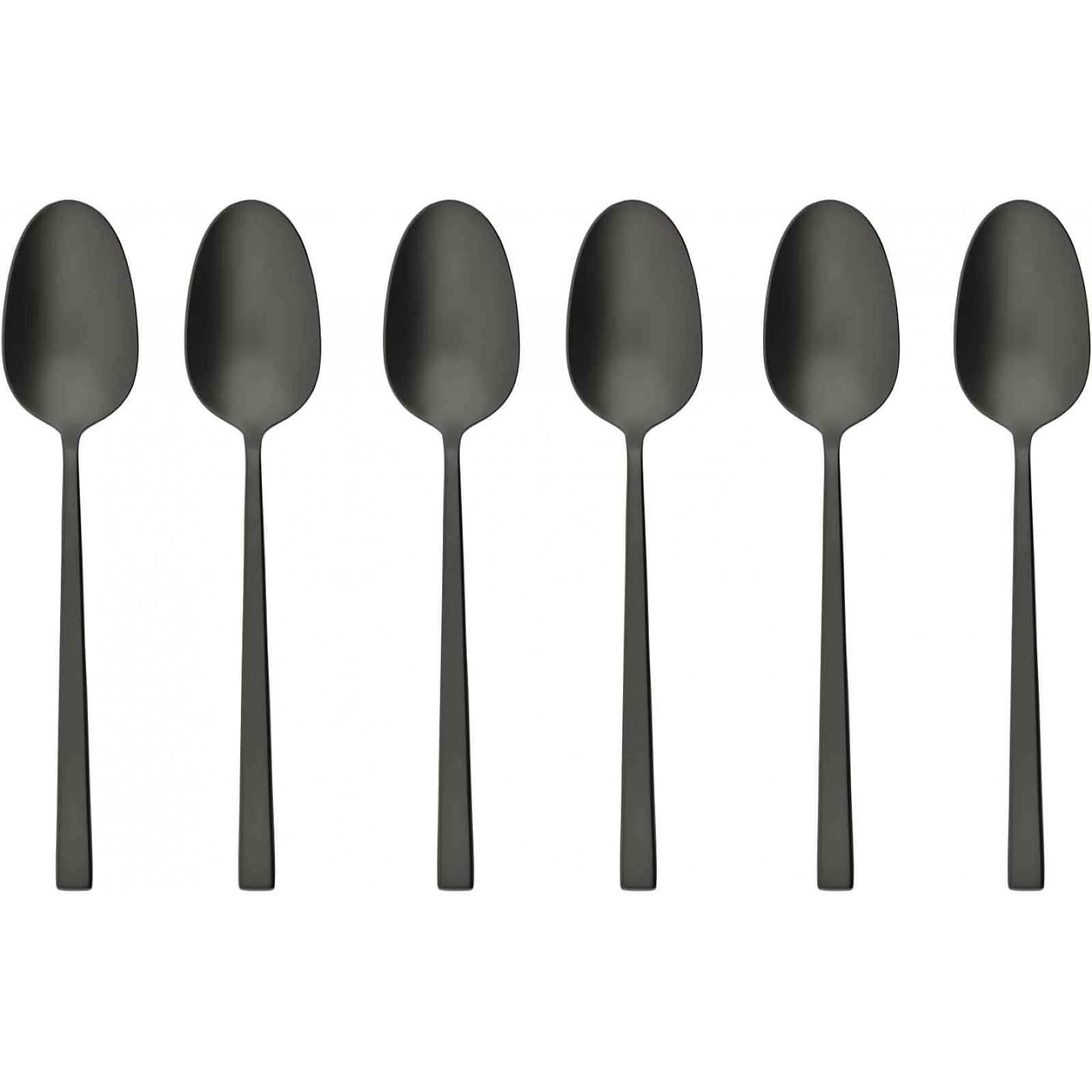 Sambonet Kávové / moka lžičky Rock PVD Black, 6 ks 52762KA7
