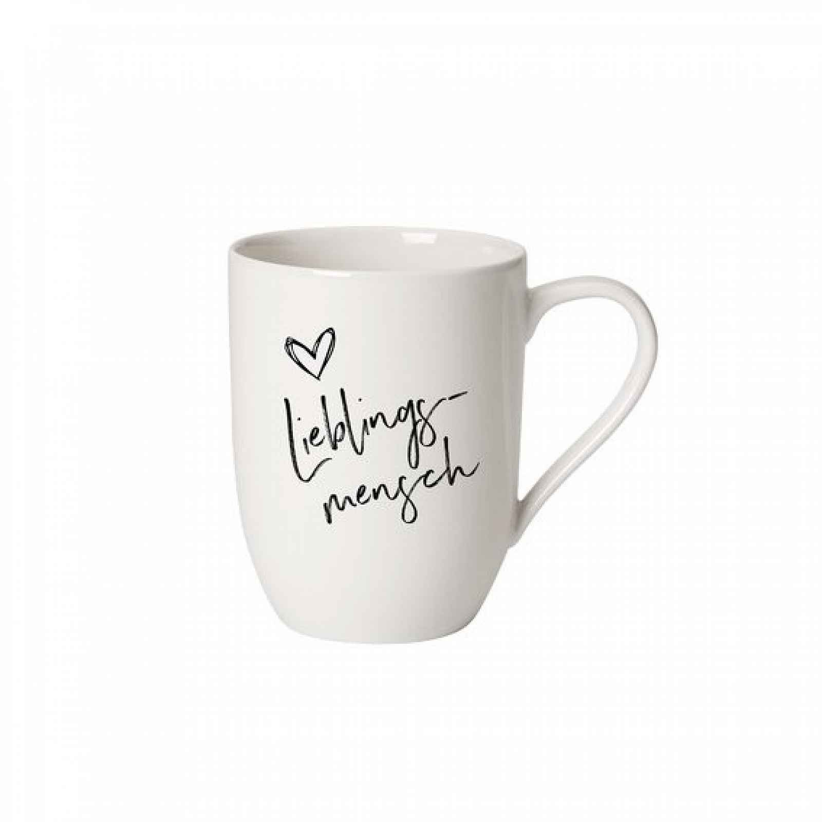 Villeroy & Boch Statement hrnek "Lieblingsmensch", 0,34 l