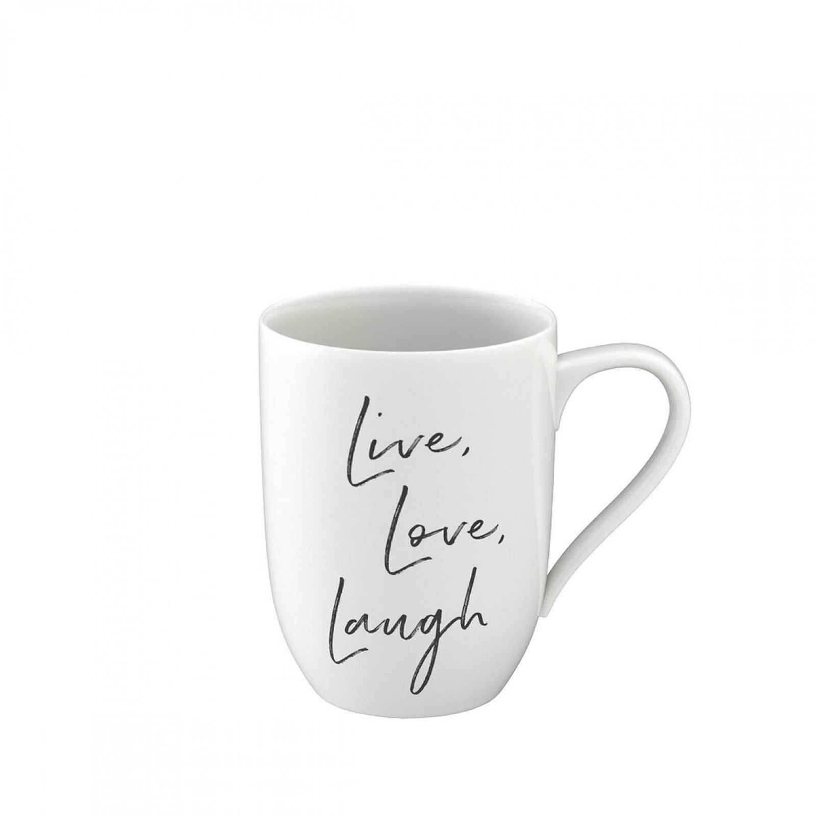 Villeroy & Boch Statement hrnek "Live Love Laugh", 0,34 l