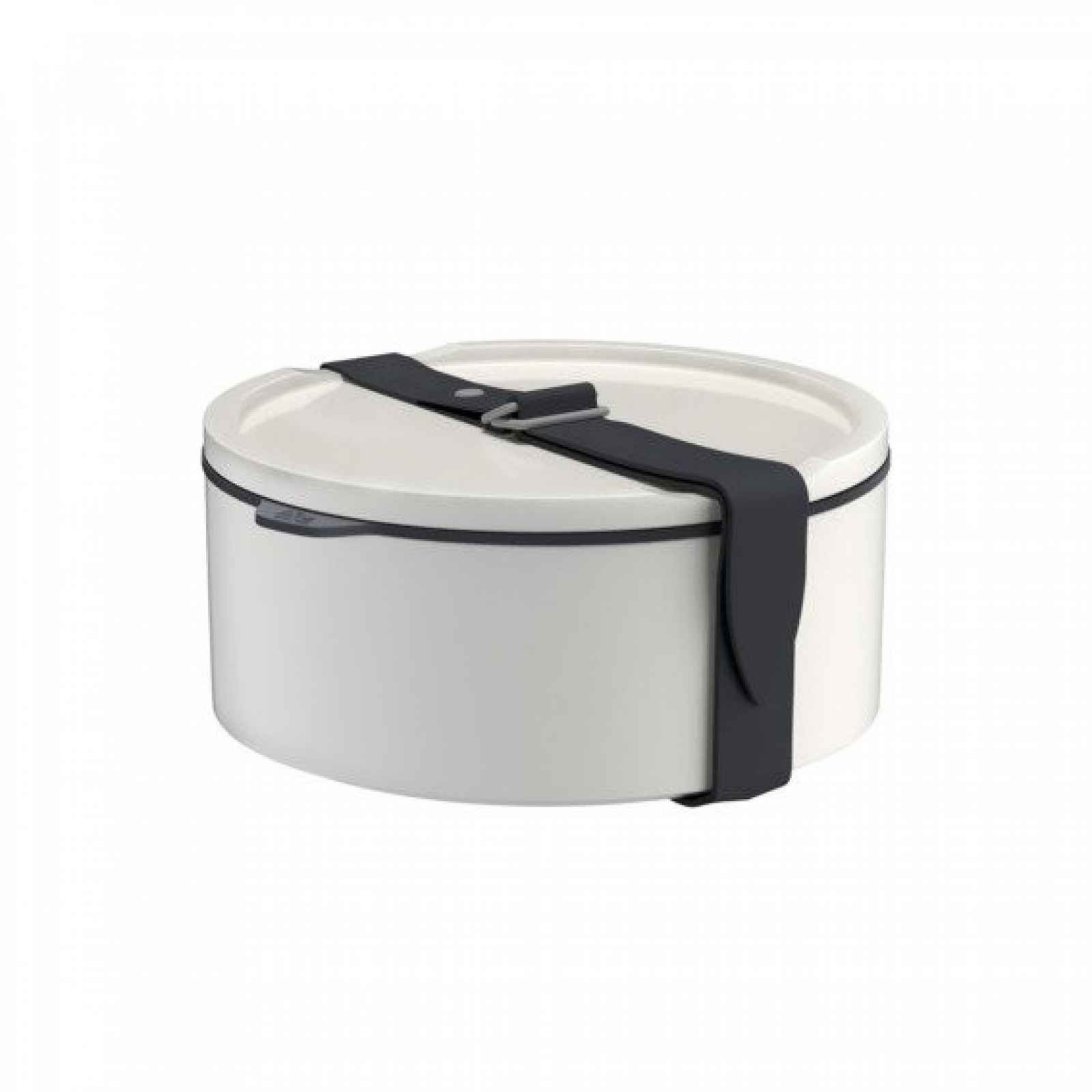 Villeroy & Boch Like To Go & To Stay svačinový a obědový box, Ø 13 cm, bílý, 0,37 l