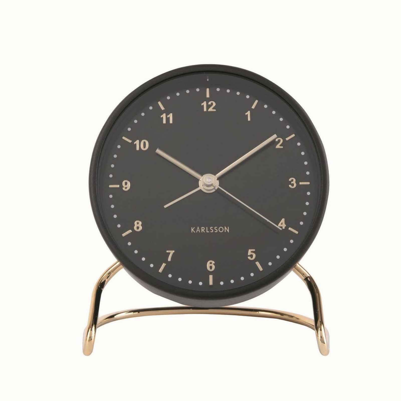 Designový budík 5764BK Karlsson 11cm