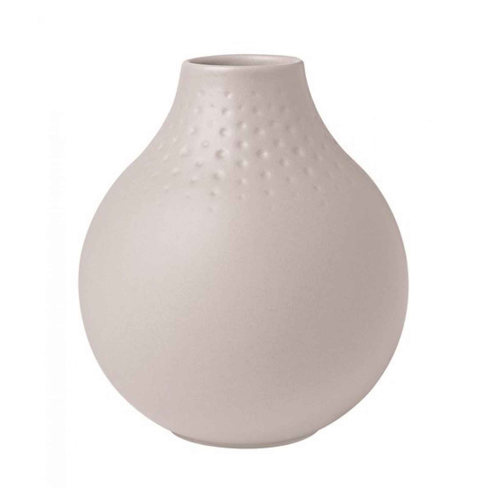 Villeroy & Boch Collier Beige porcelánová váza Perle, 12 cm