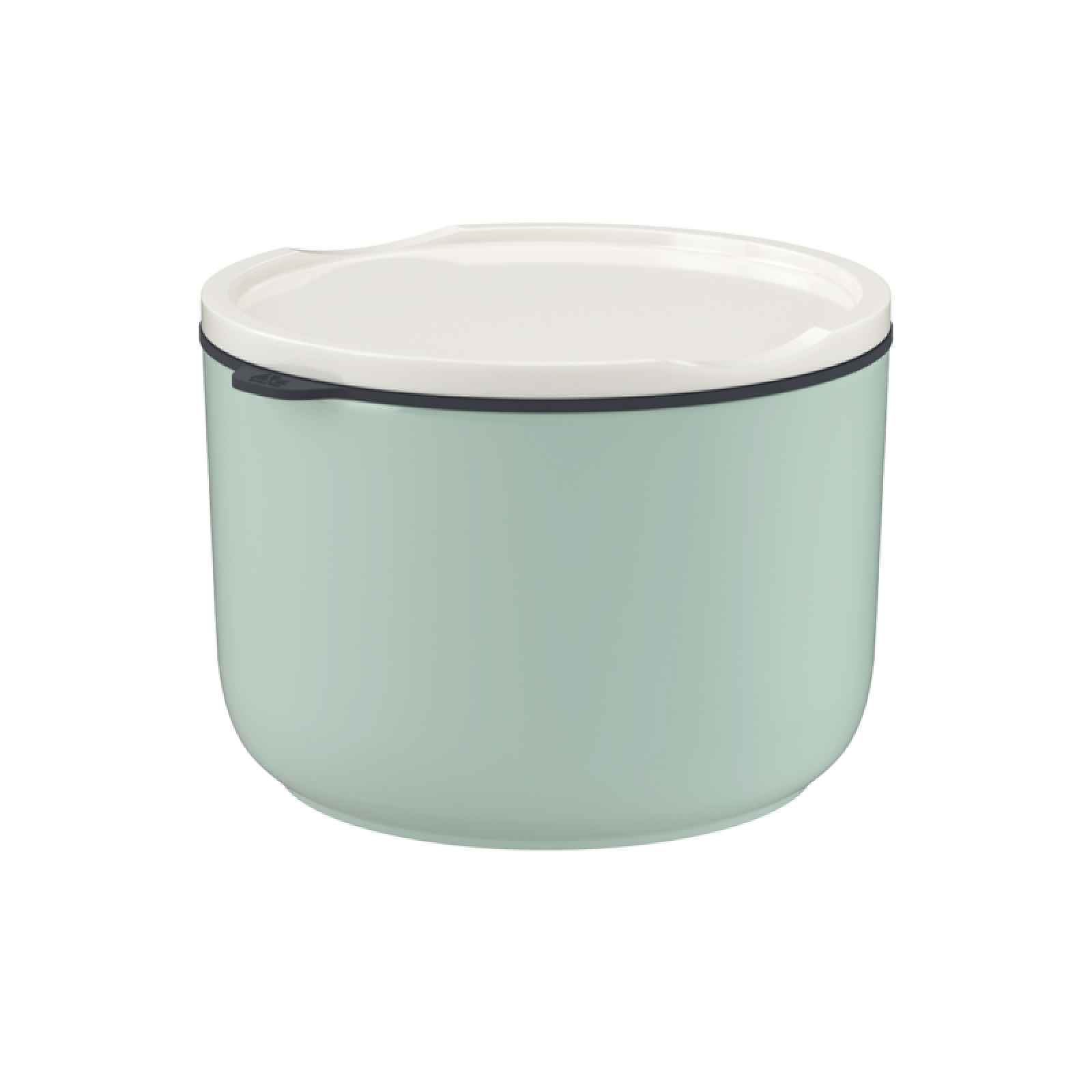 Villeroy & Boch Like To Go & To Stay svačinový a obědový box, Ø 13 cm, zelený, 0,73 l