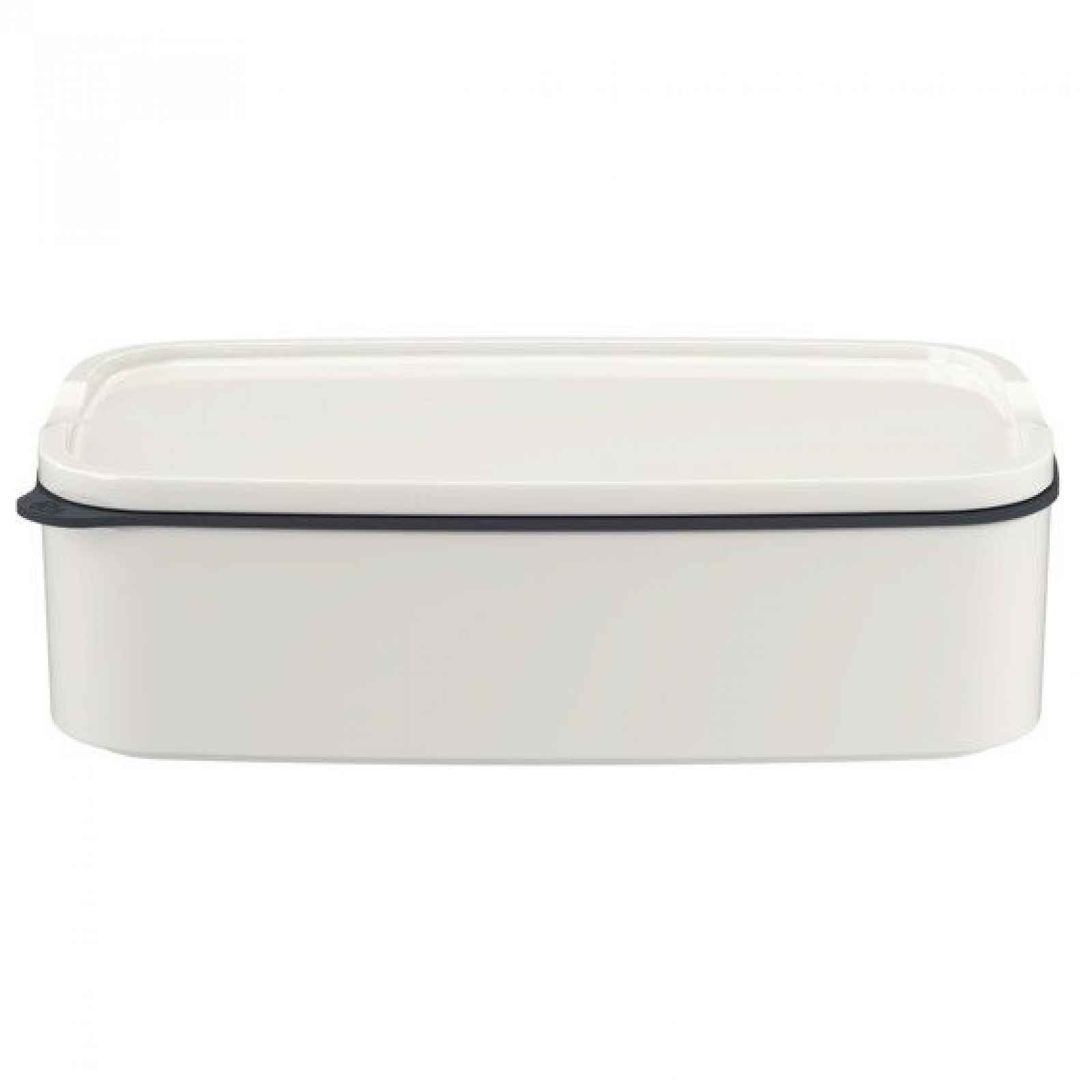 Villeroy & Boch Like To Go & To Stay svačinový a obědový box, 20 x 13 cm, bílý, 0,64 l