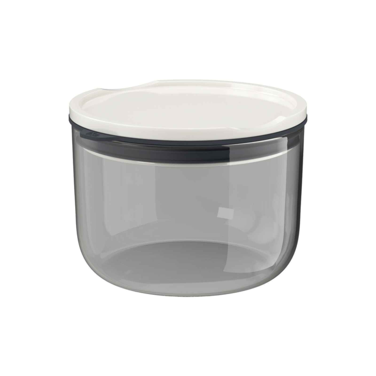 Villeroy & Boch Like To Go & To Stay cestovní skleněná miska s víkem Ø 13 cm, šedá, 0,8 l