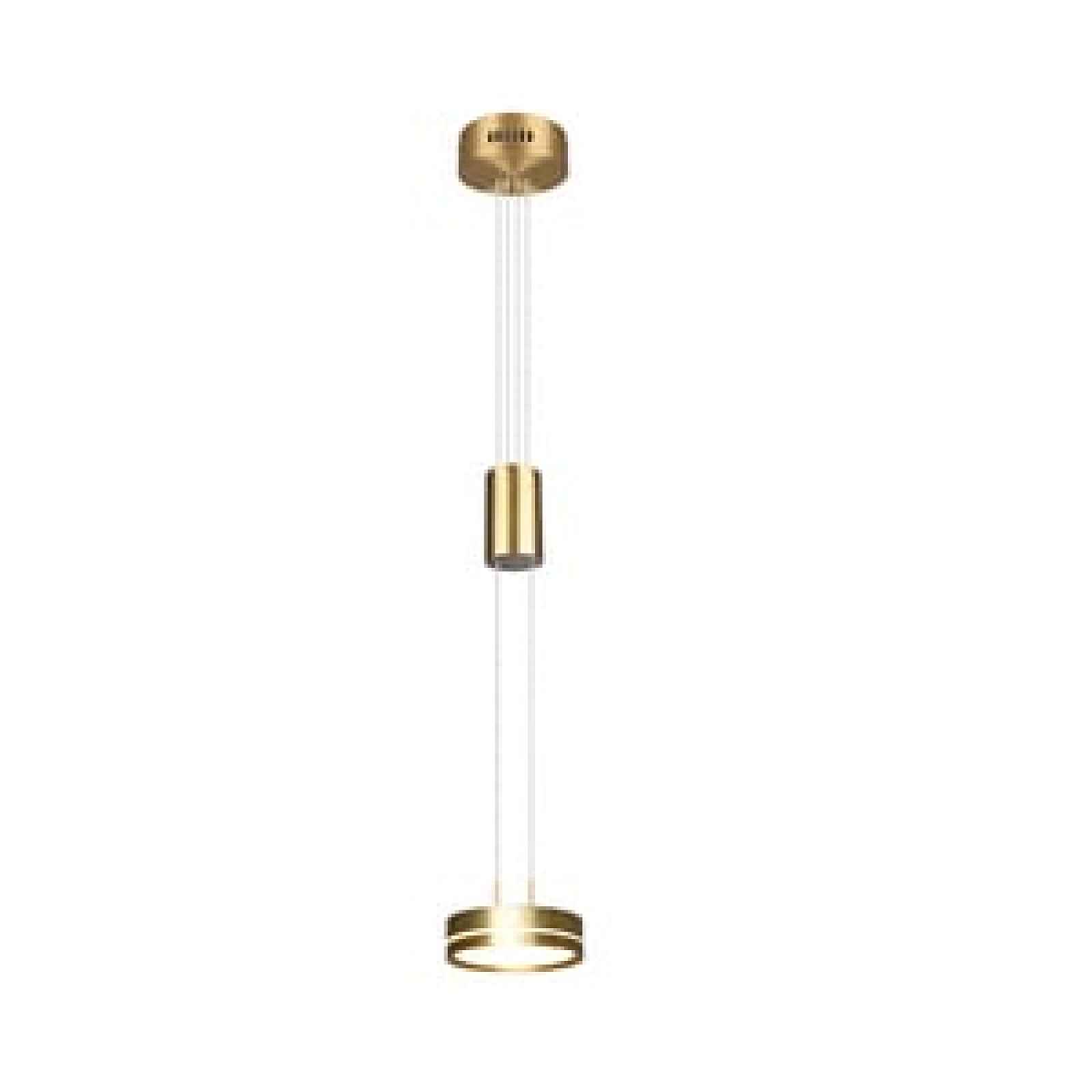LED závěsné osvětlení Trio Franklin mosaz 326510108
