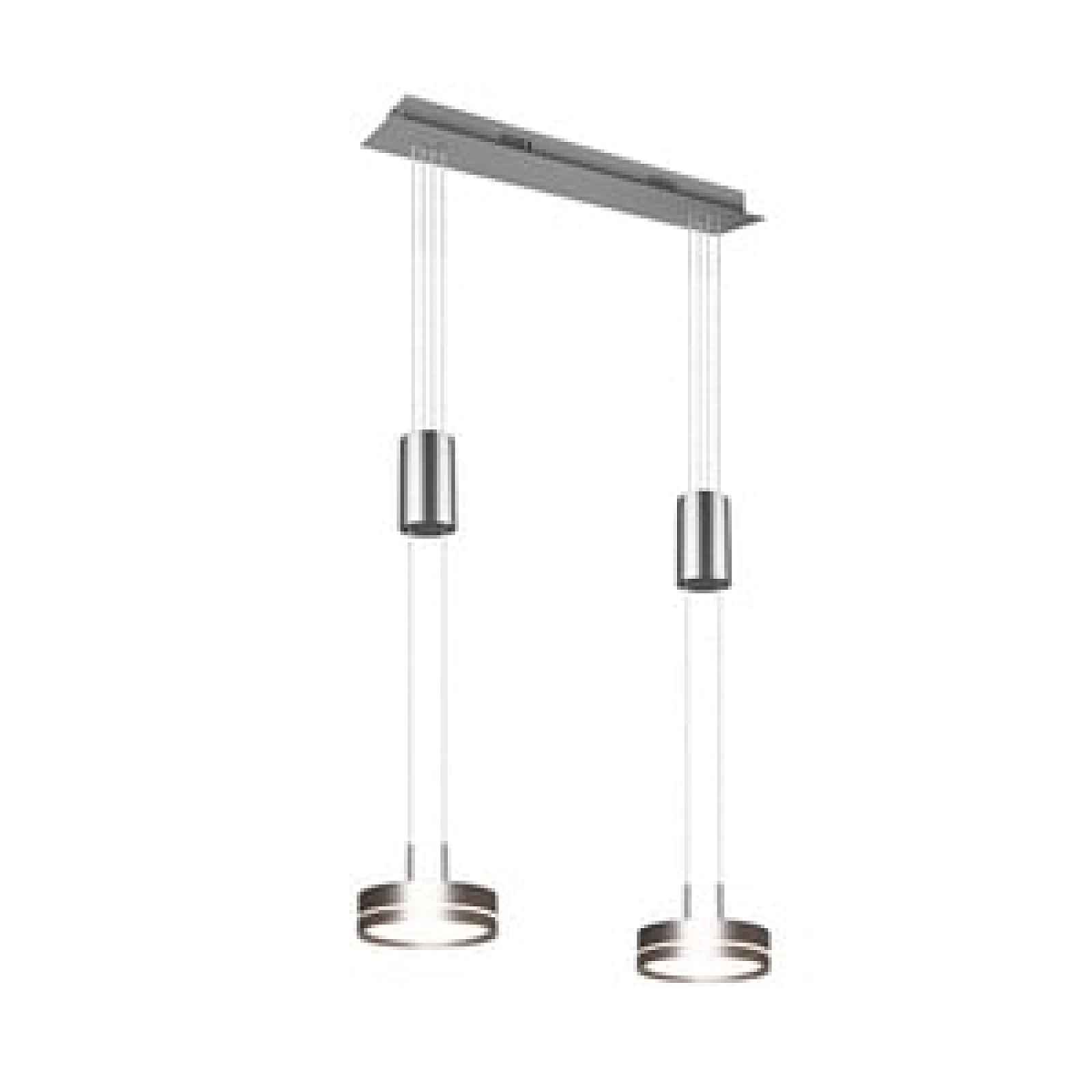 LED závěsné osvětlení Trio Franklin nikl 326510207