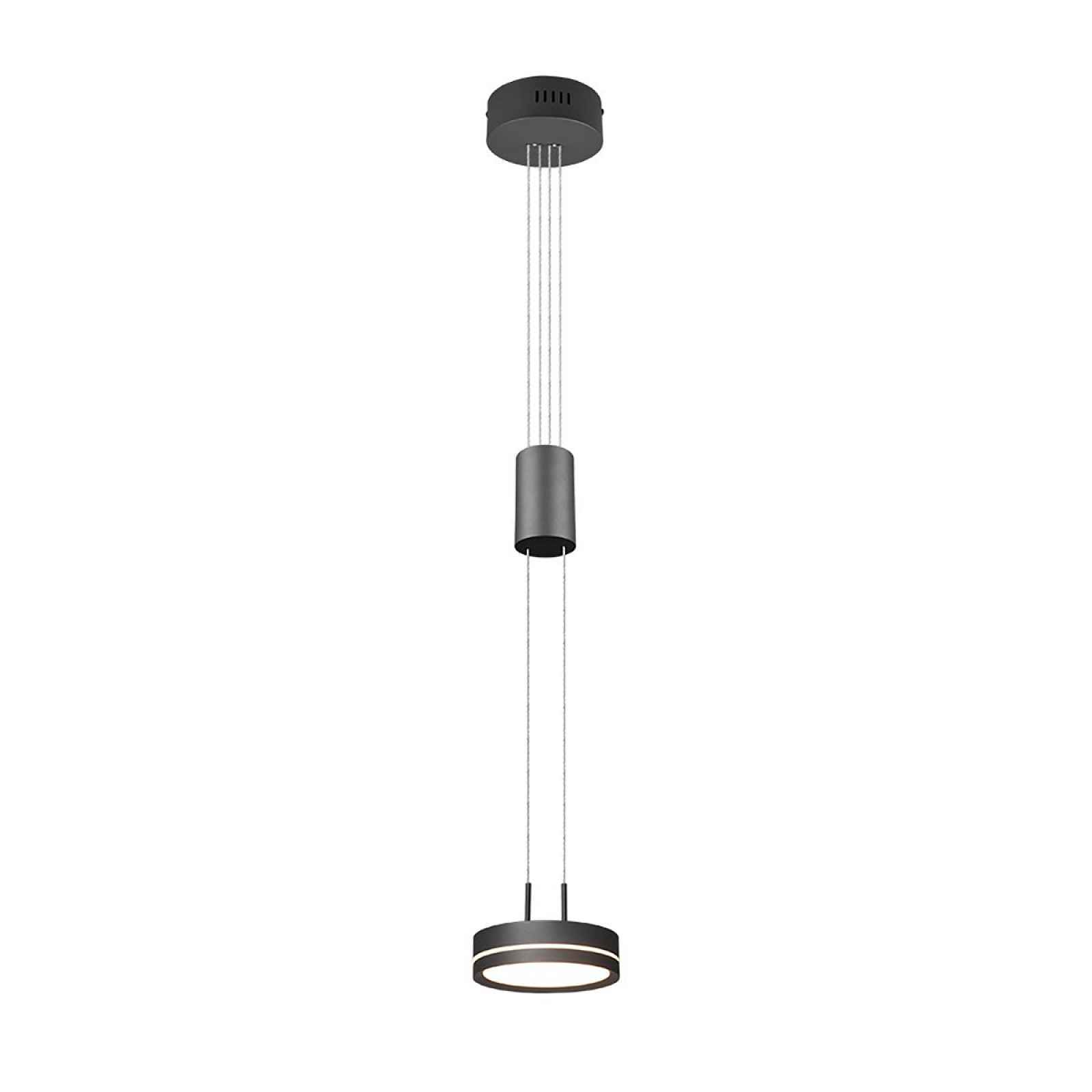 LED závěsné osvětlení Trio Franklin antracit 326510142
