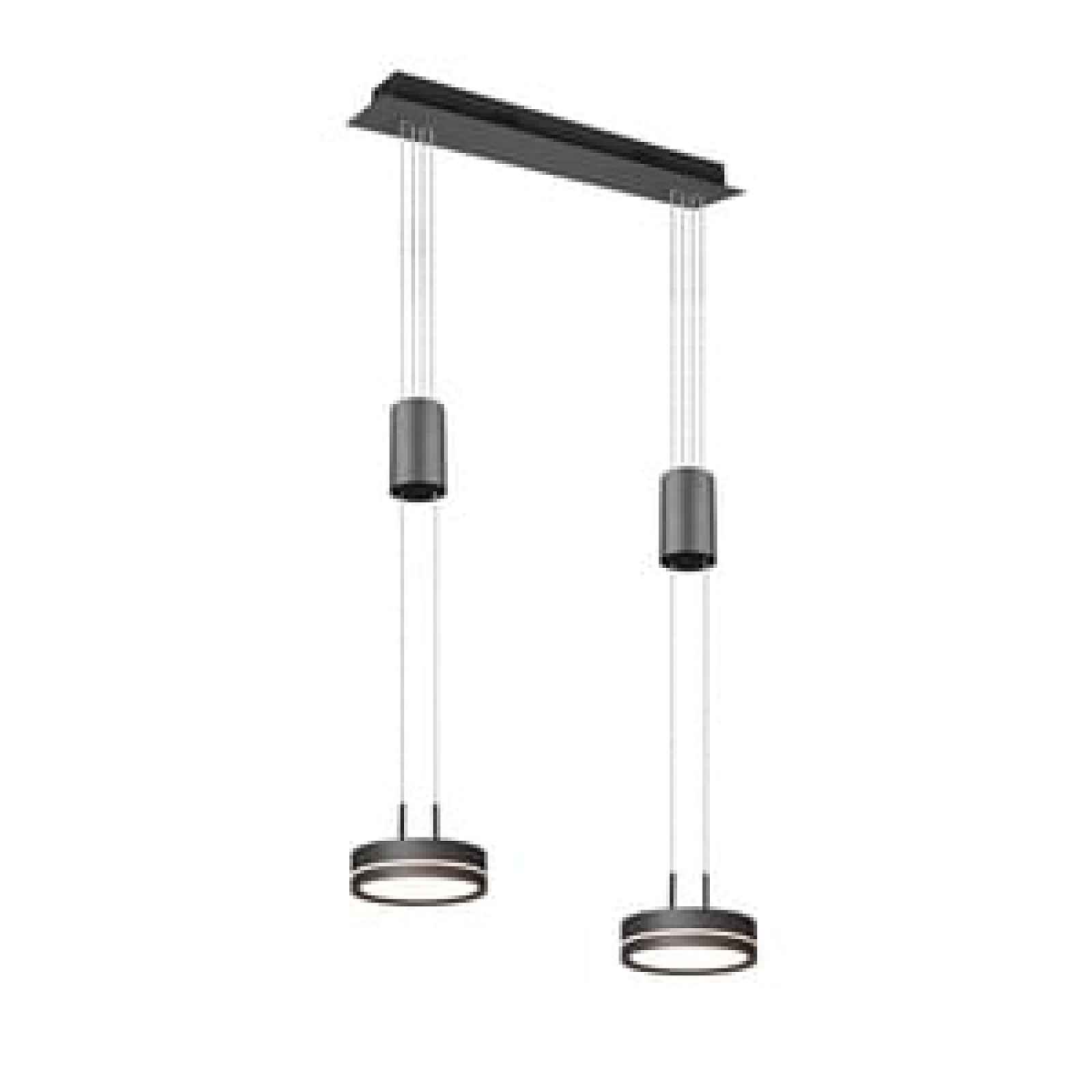 LED závěsné osvětlení Trio Franklin antracit 326510242
