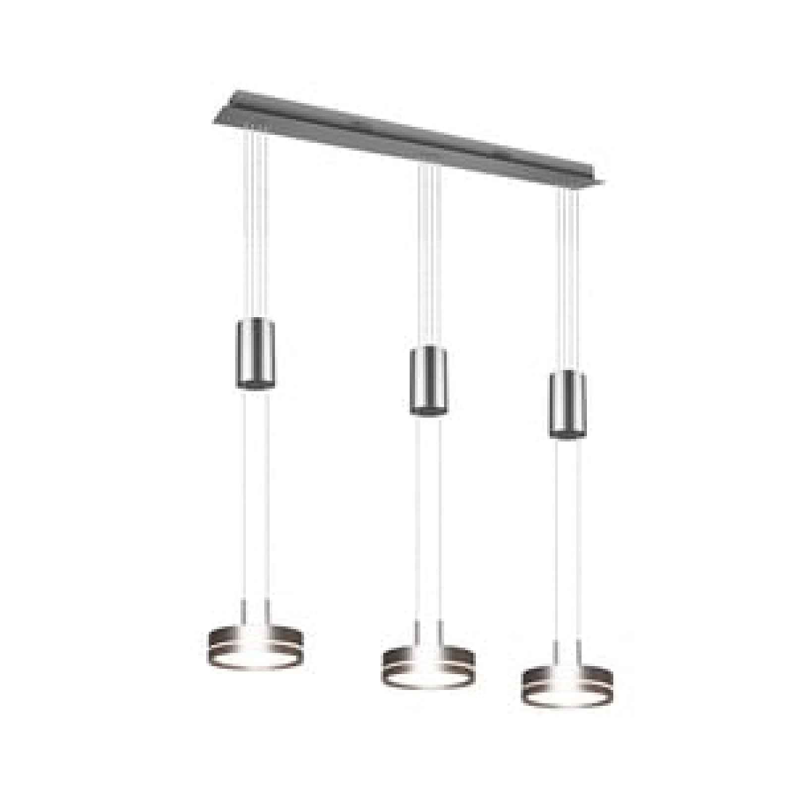 LED závěsné osvětlení Trio Franklin nikl 326510307