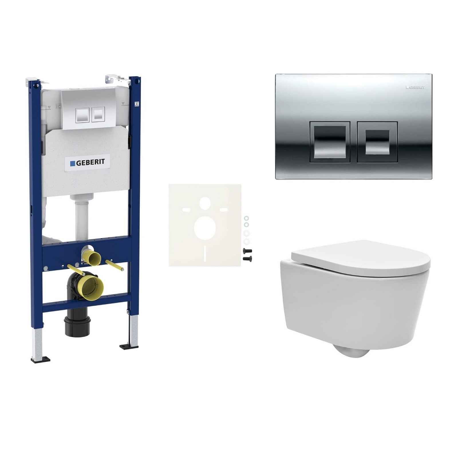 Závěsný wc set do lehkých stěn / předstěnová SAT Brevis SIKOGESBRED35