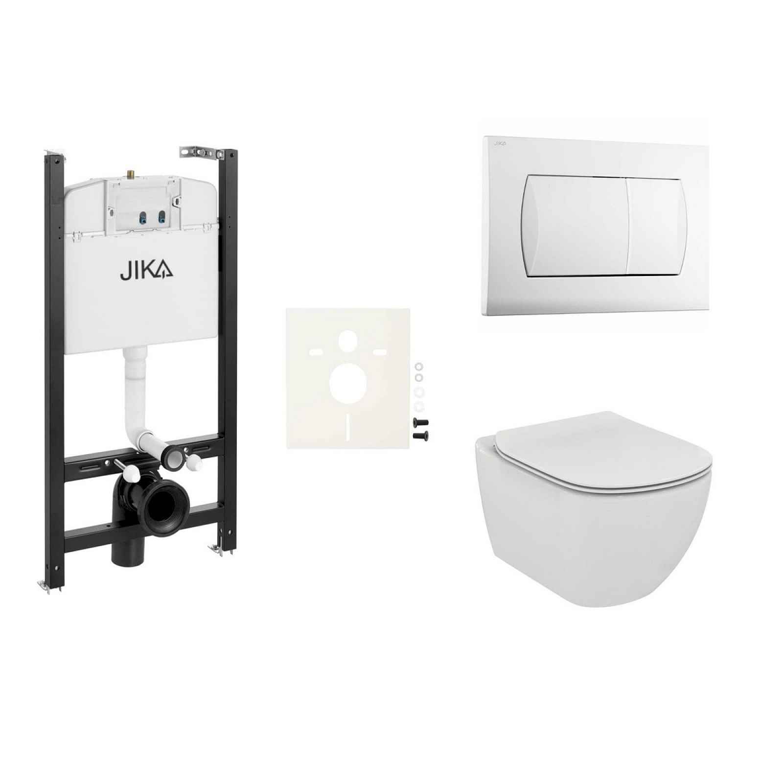 Závěsný wc set do lehkých stěn / předstěnová Ideal Standard Tesi SIKOJSTES1