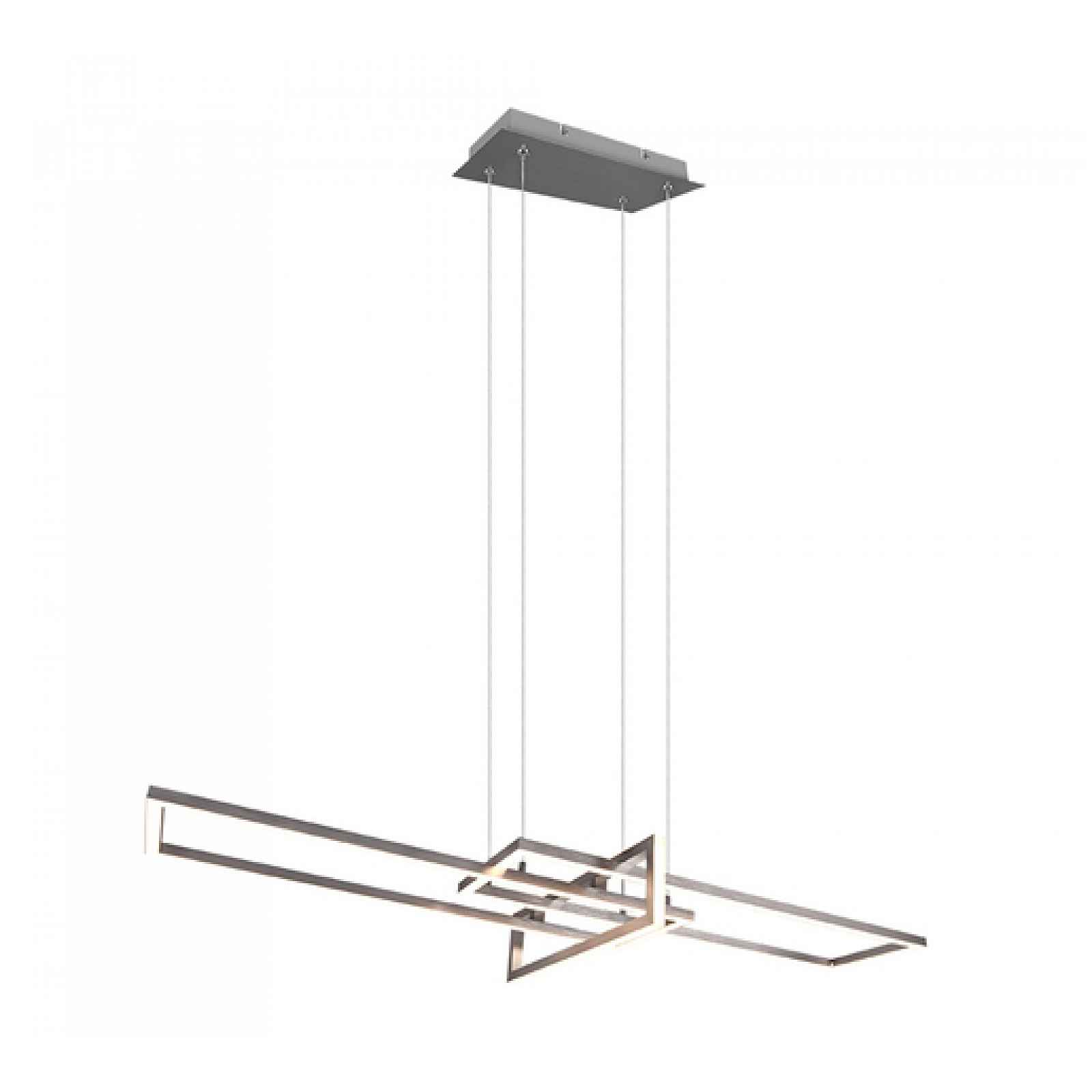 LED závěsné osvětlení Trio Salinas nikl 320310307