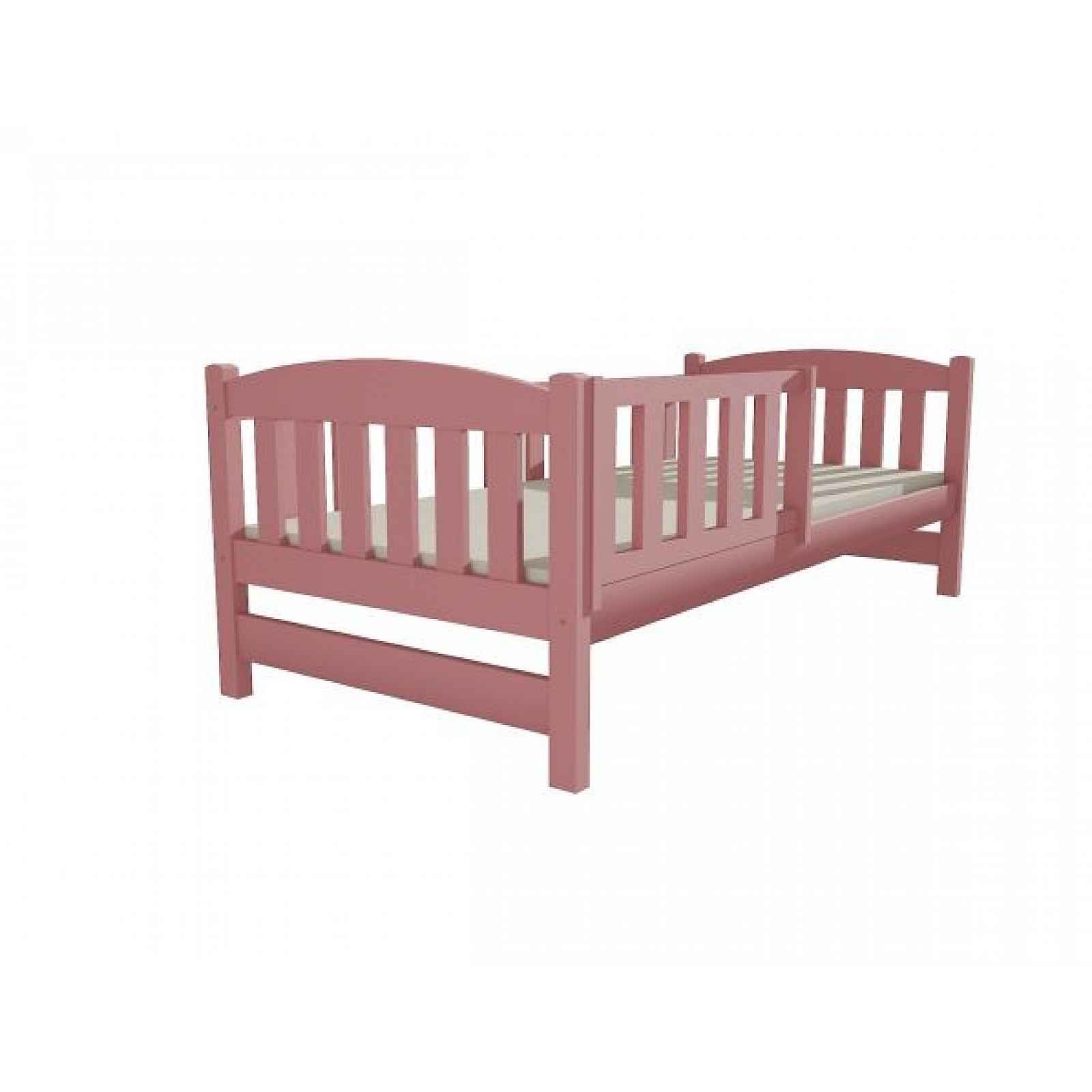 Dětská postel DP 002 růžová, 90x200 cm