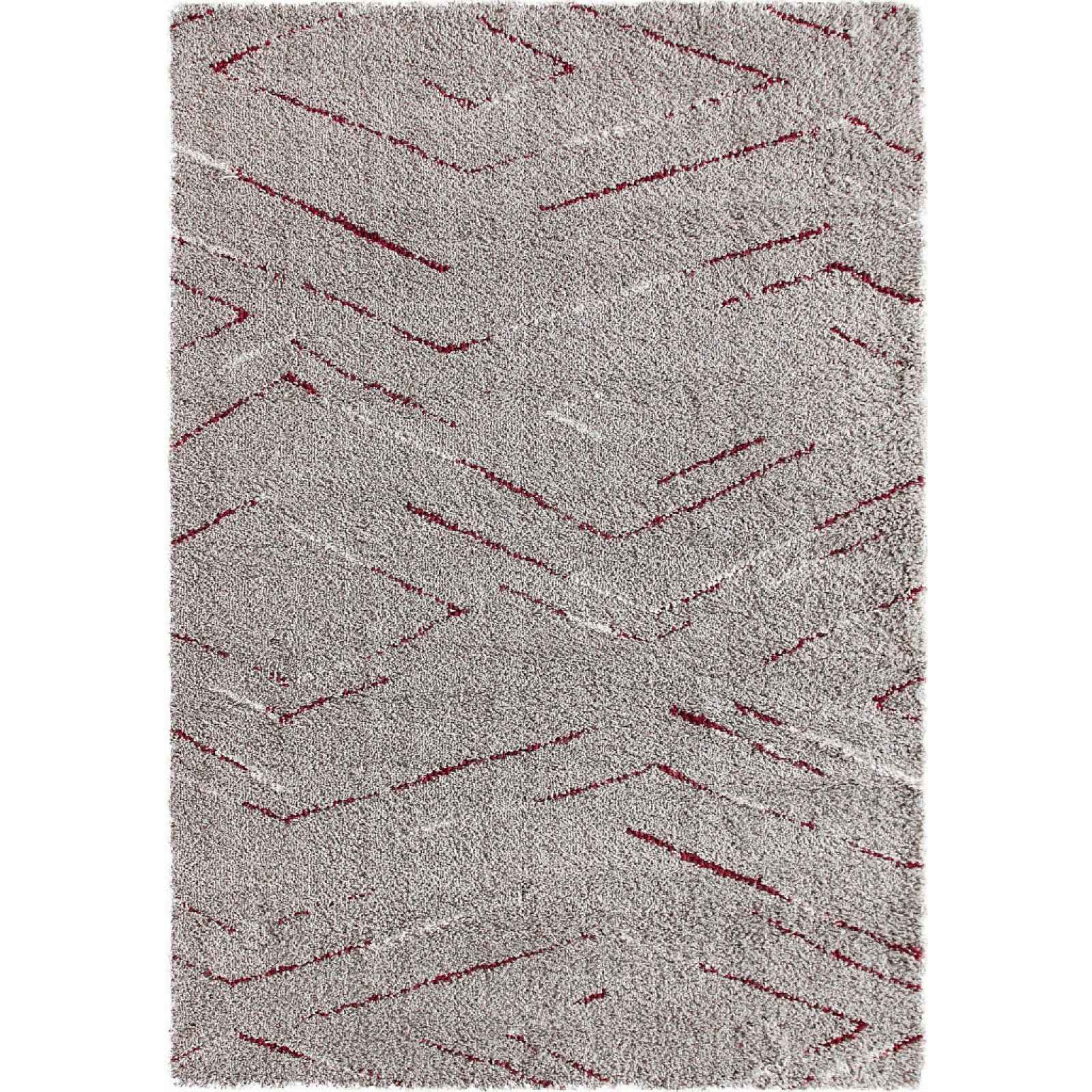 Koberec Boho 80x150 cm, šedo-hnědý