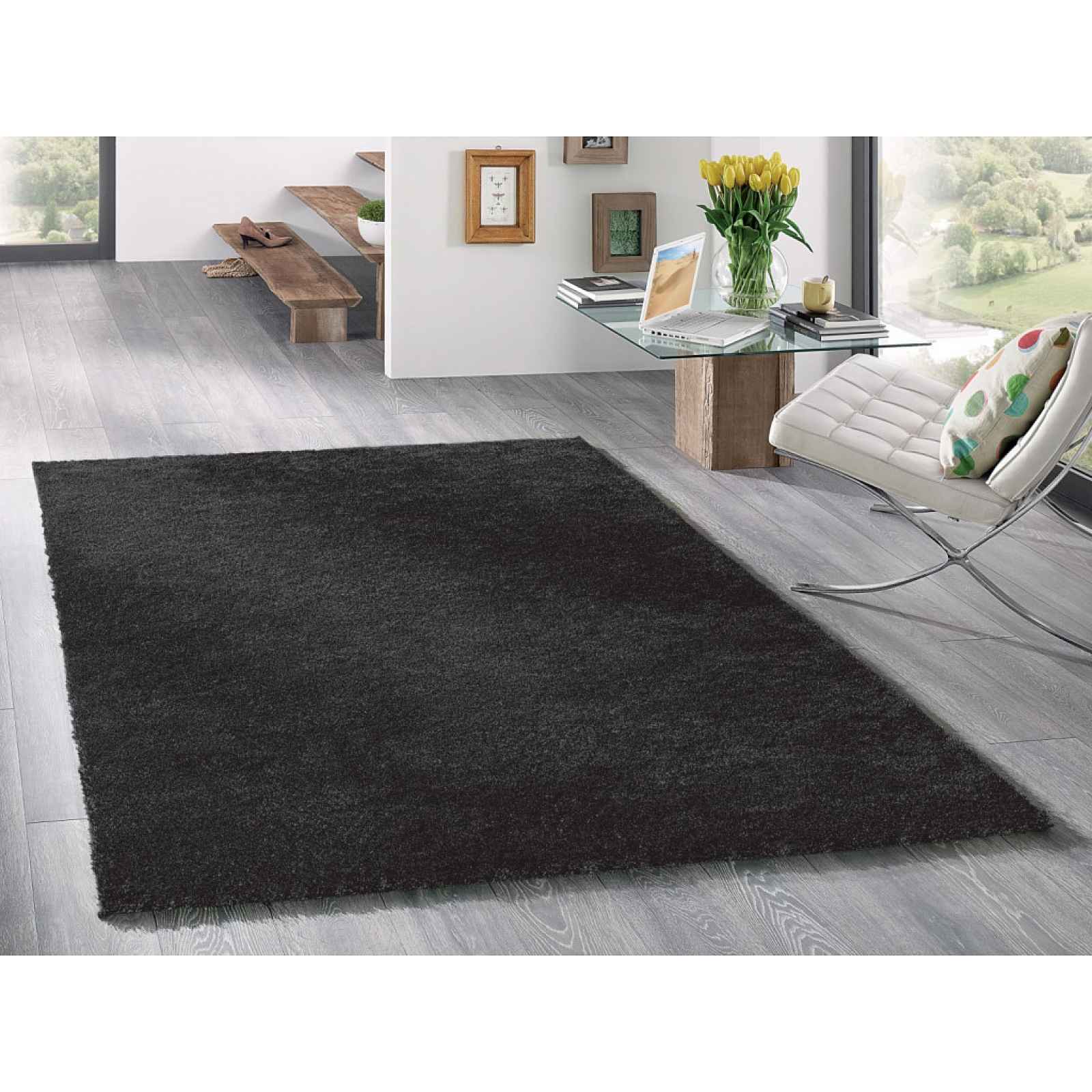 Koberec Maxi 80x150 cm, antracitový