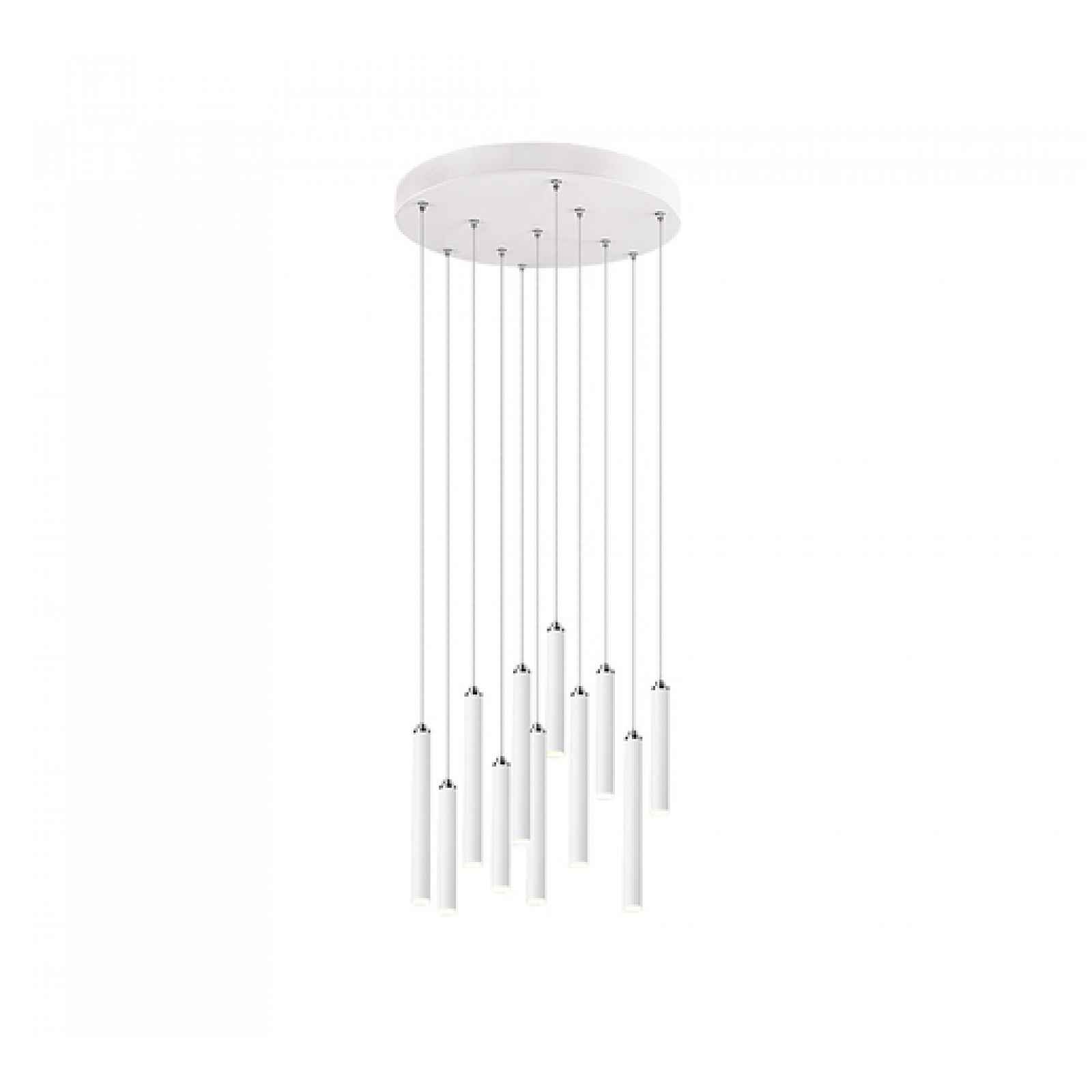 LED závěsné osvětlení Trio Tubular bílá 321691131
