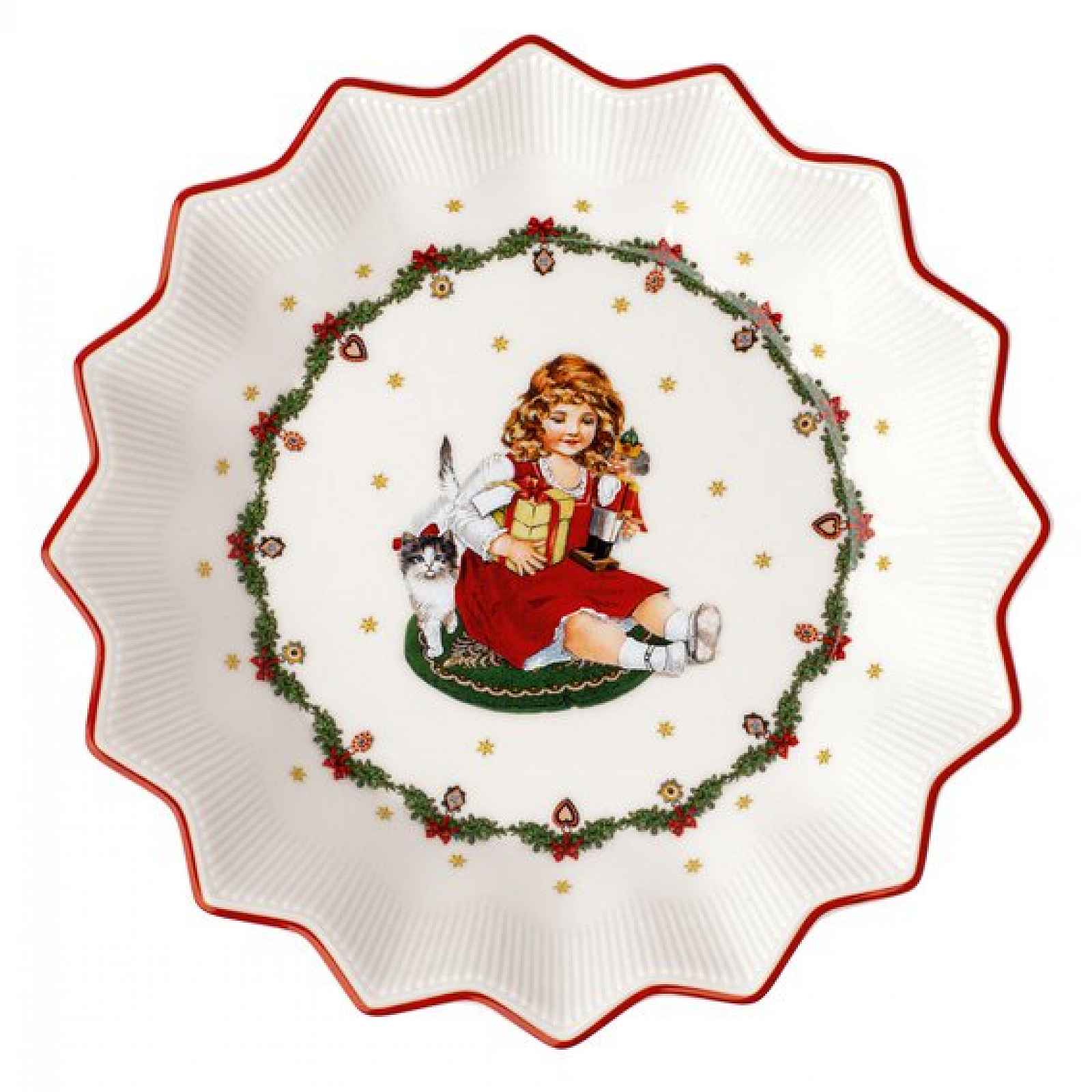 Villeroy & Boch Toy's Fantasy miska, děvčátko s hračkou, Ø 17 cm