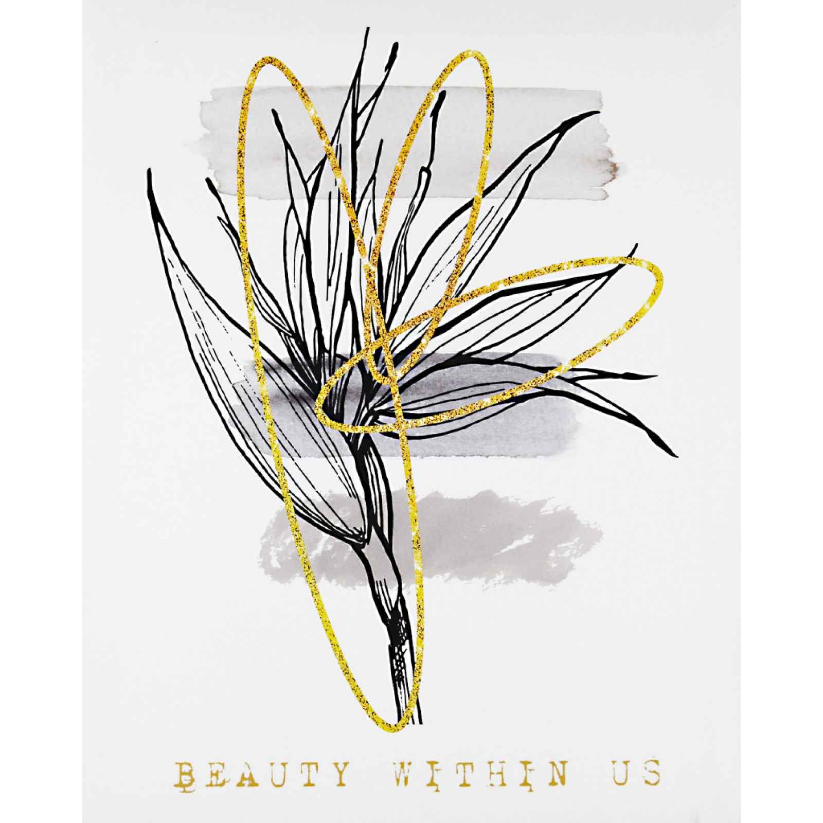 Obraz na plátně Abstrakce Beauty Within Us, 40x50 cm