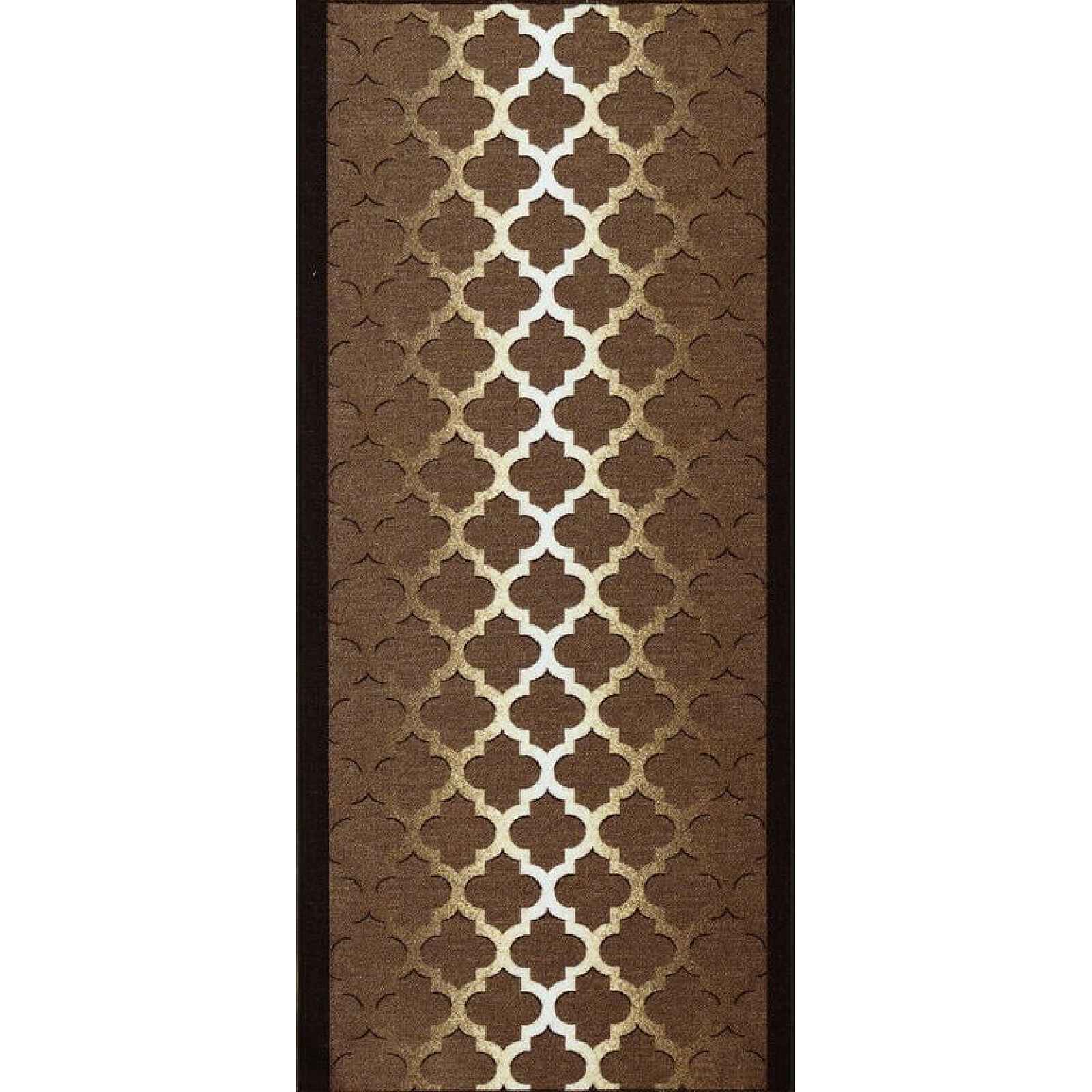 Vopi decoDoma Kusový koberec MAROCCO hnědá 67 x 350 cm