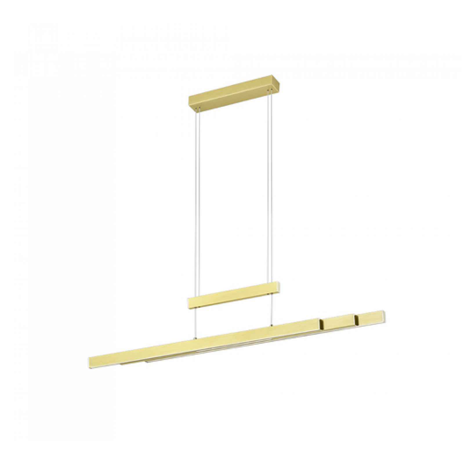 LED závěsné osvětlení Trio Trajan mosaz 375310508