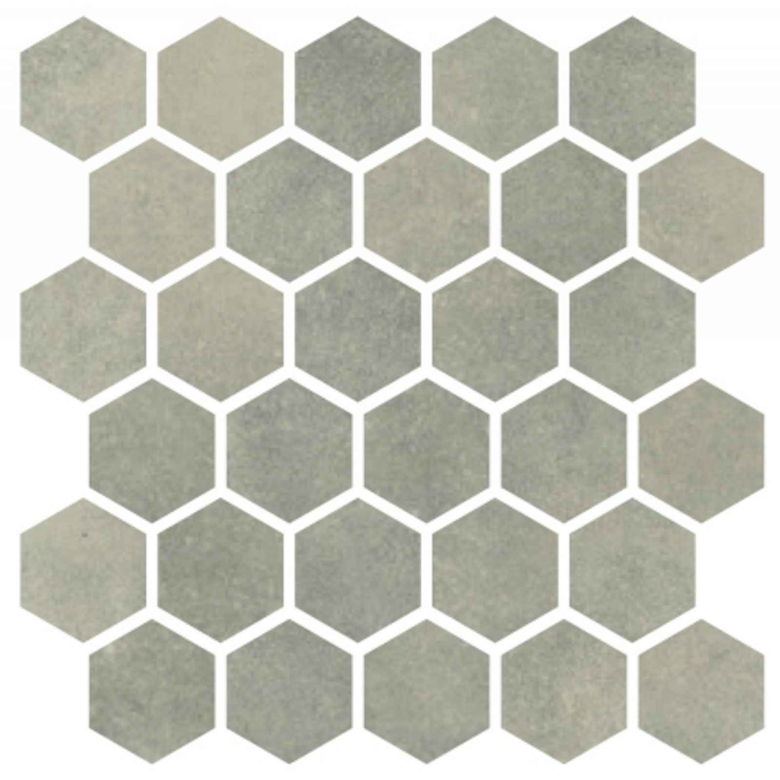 Mozaika Cir Materia Prima soft mint hexagon 27x27 cm lesk 1069918