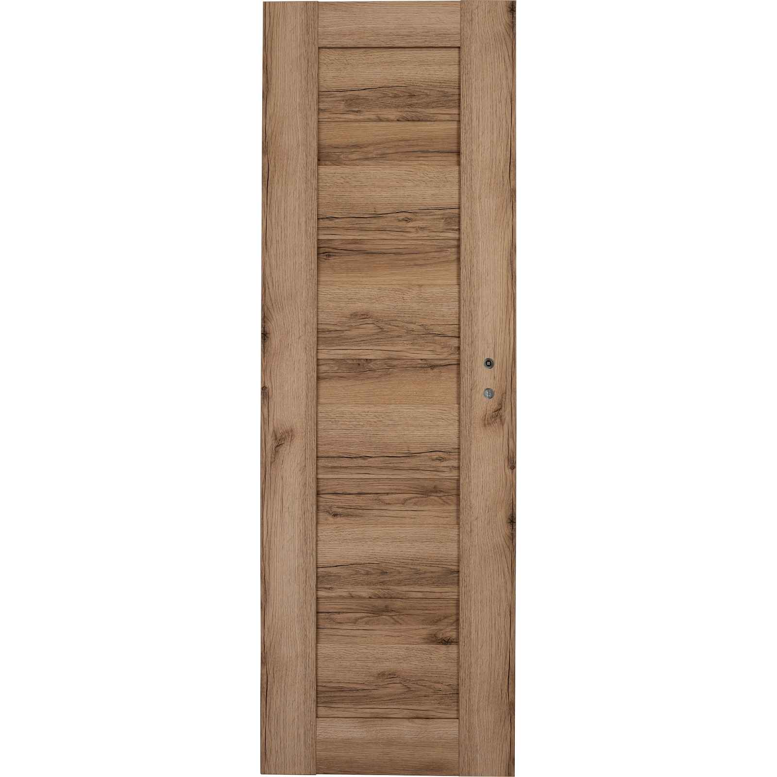Dveře interiérové Polskone ARCO plné, levé dub halif 600 mm