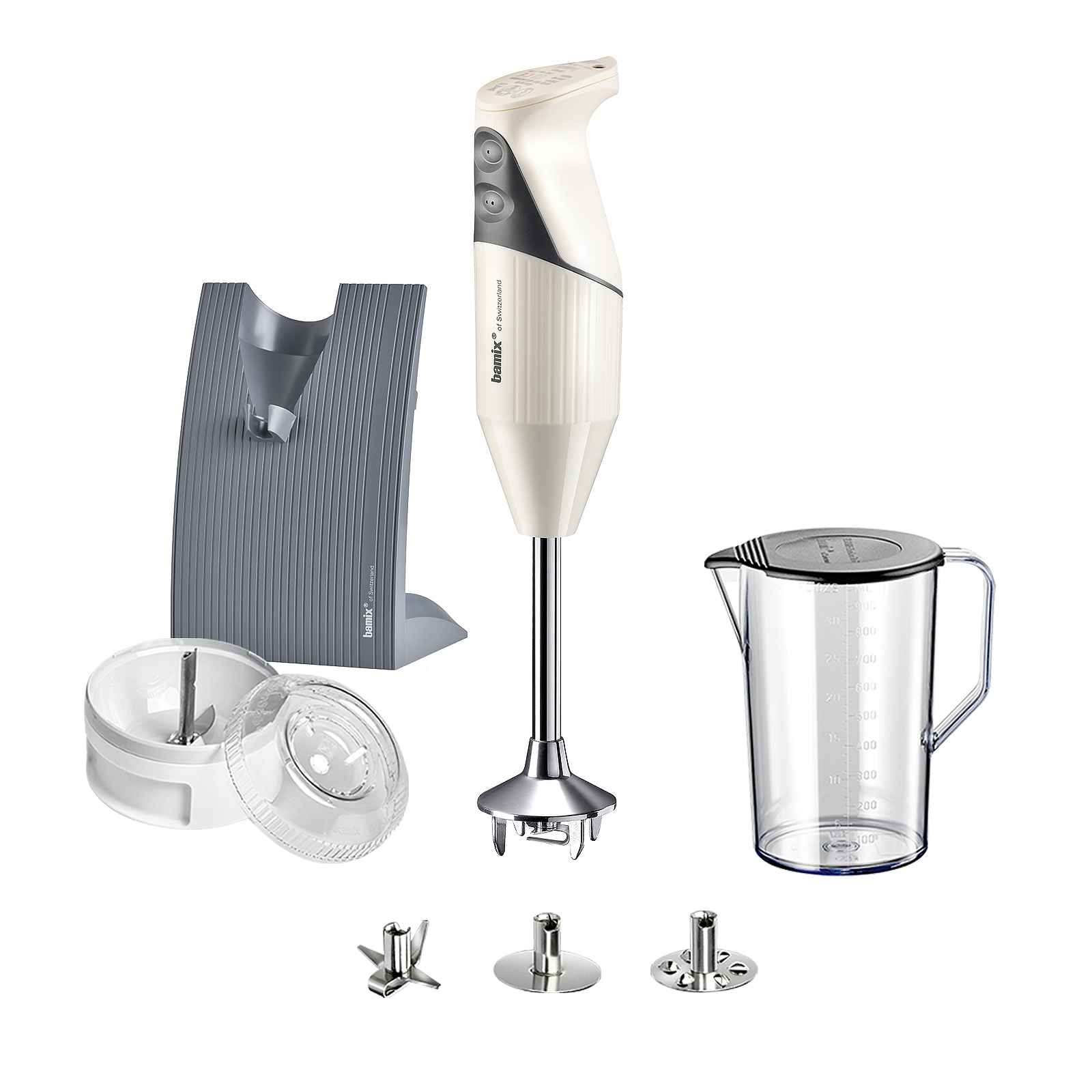 Bamix Ponorný tyčový mixér Swissline 200 W, krémový 1000.002