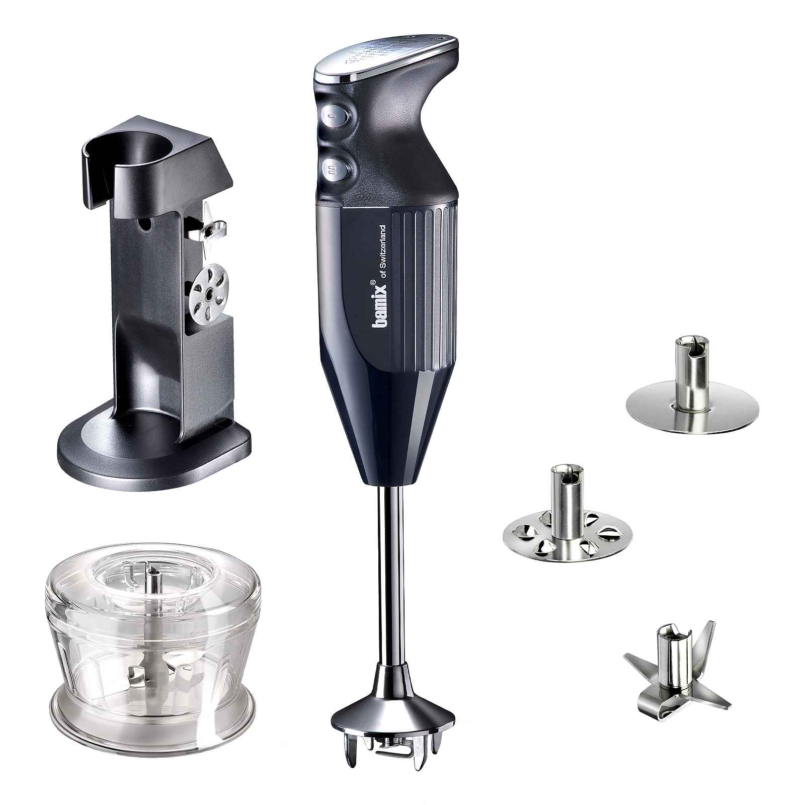 Bamix Ponorný tyčový mixér Deluxe, typ C, 200 W, černý 1010.002