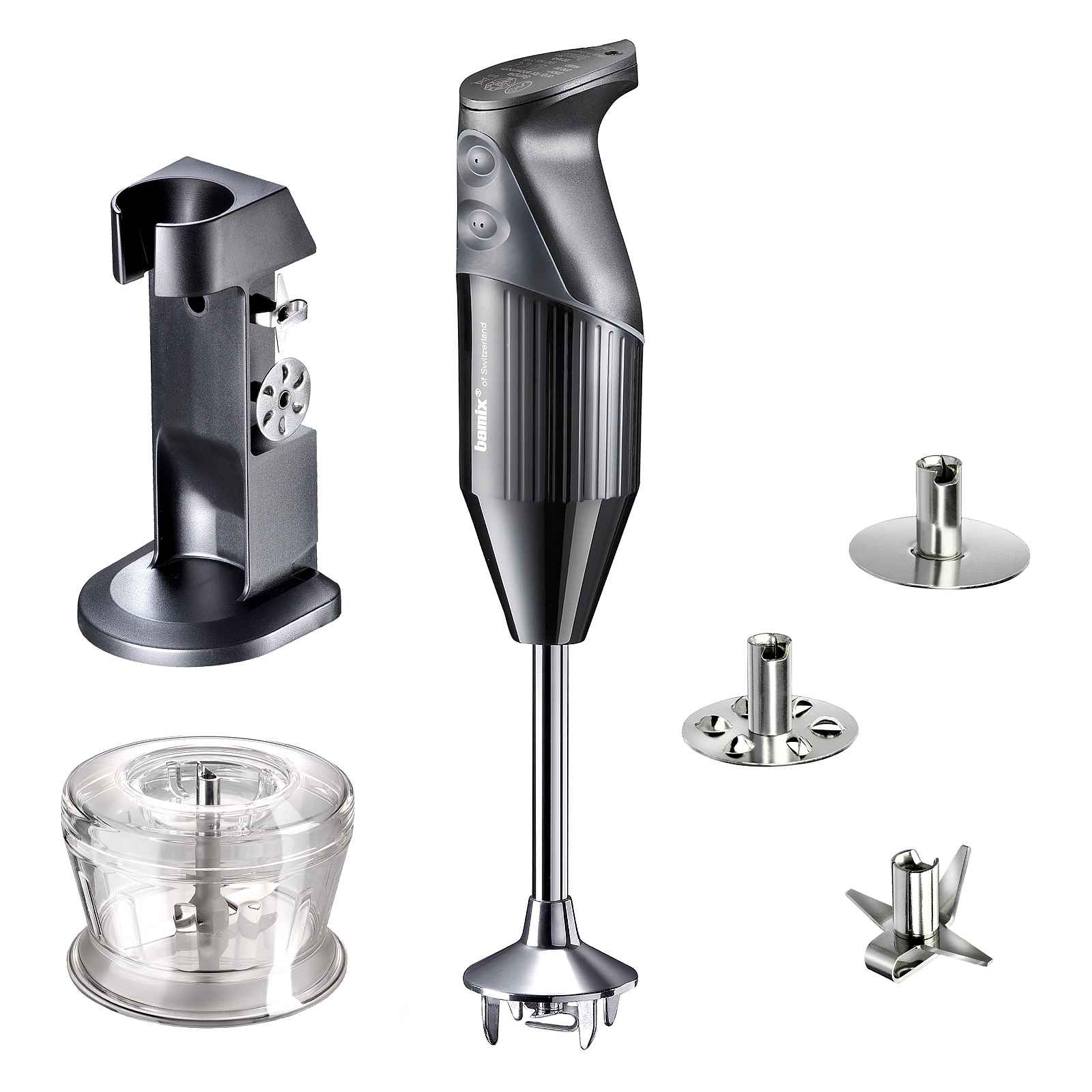 Bamix Ponorný tyčový mixér Deluxe, typ D, 200 W, černý 1010.022