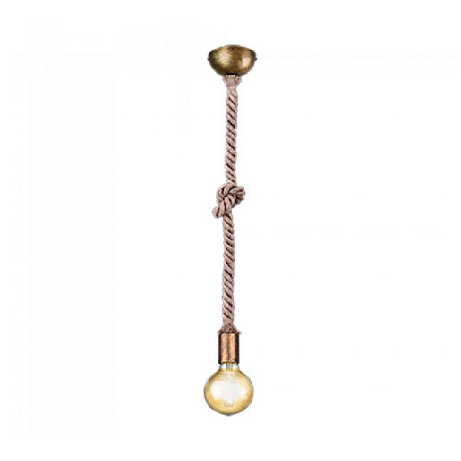 Závěsné osvětlení Trio Rope mosaz 310100104