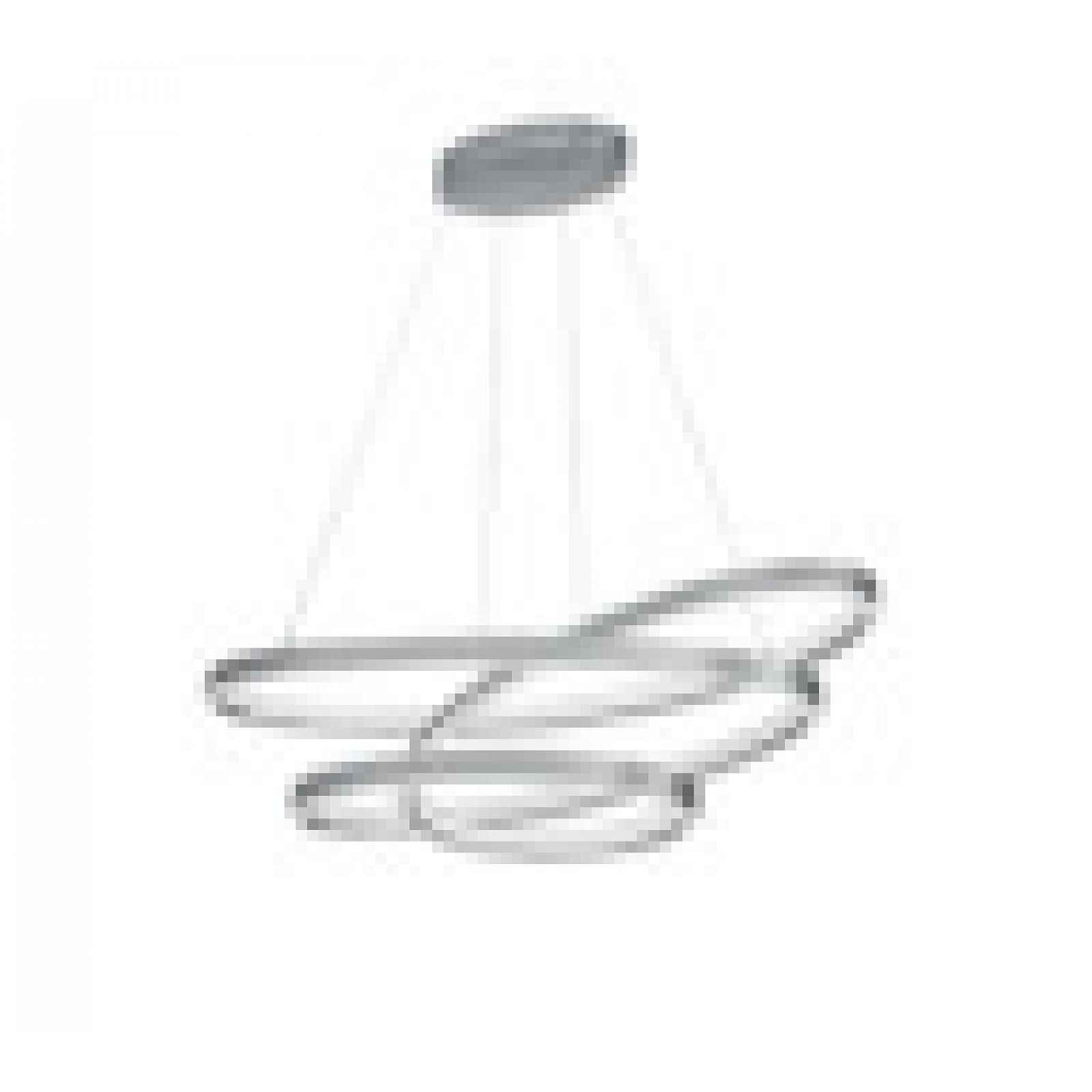 LED závěsné osvětlení Cinque Ciola nikl 377210107