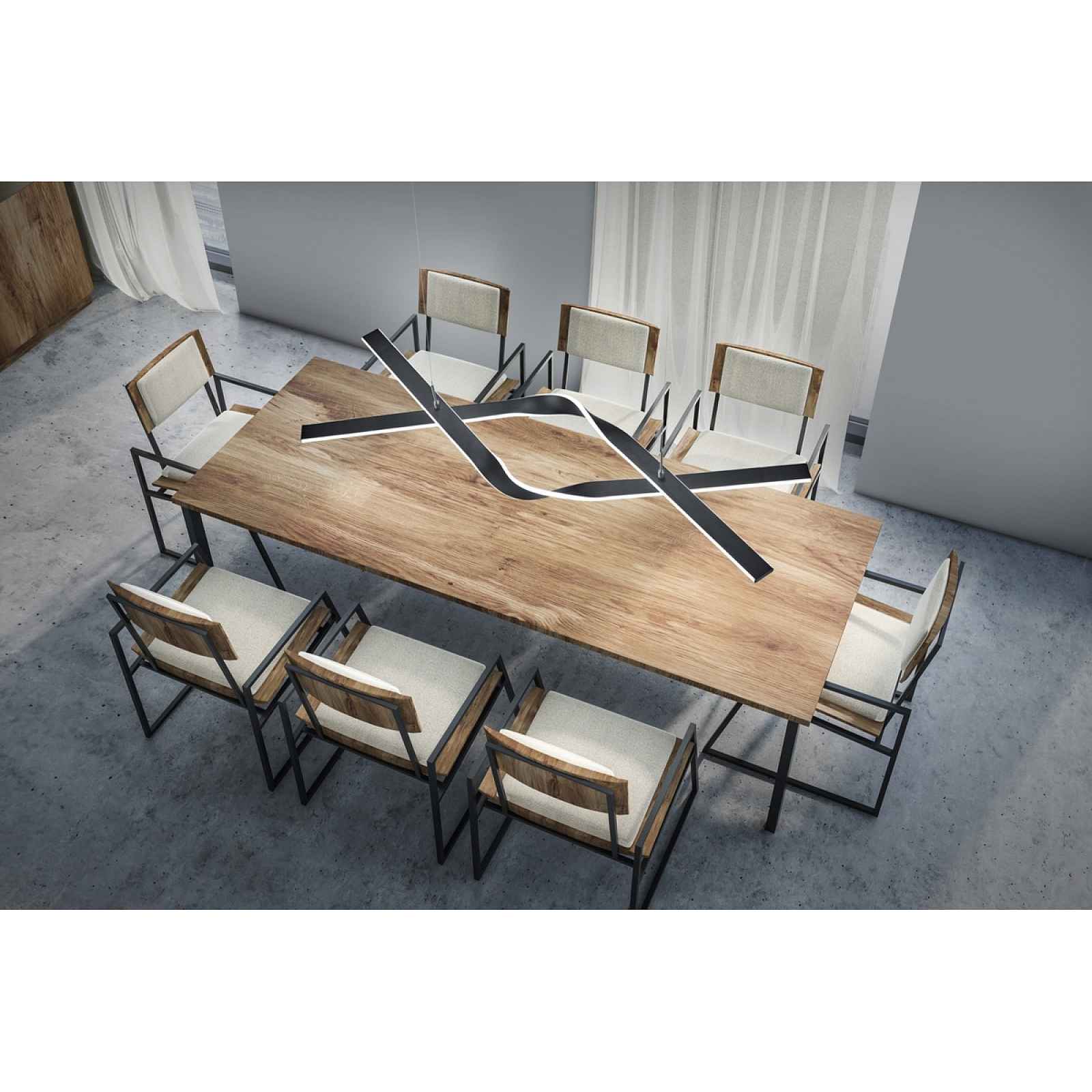 LED závěsné osvětlení Cinque Cicenza černá 378510232