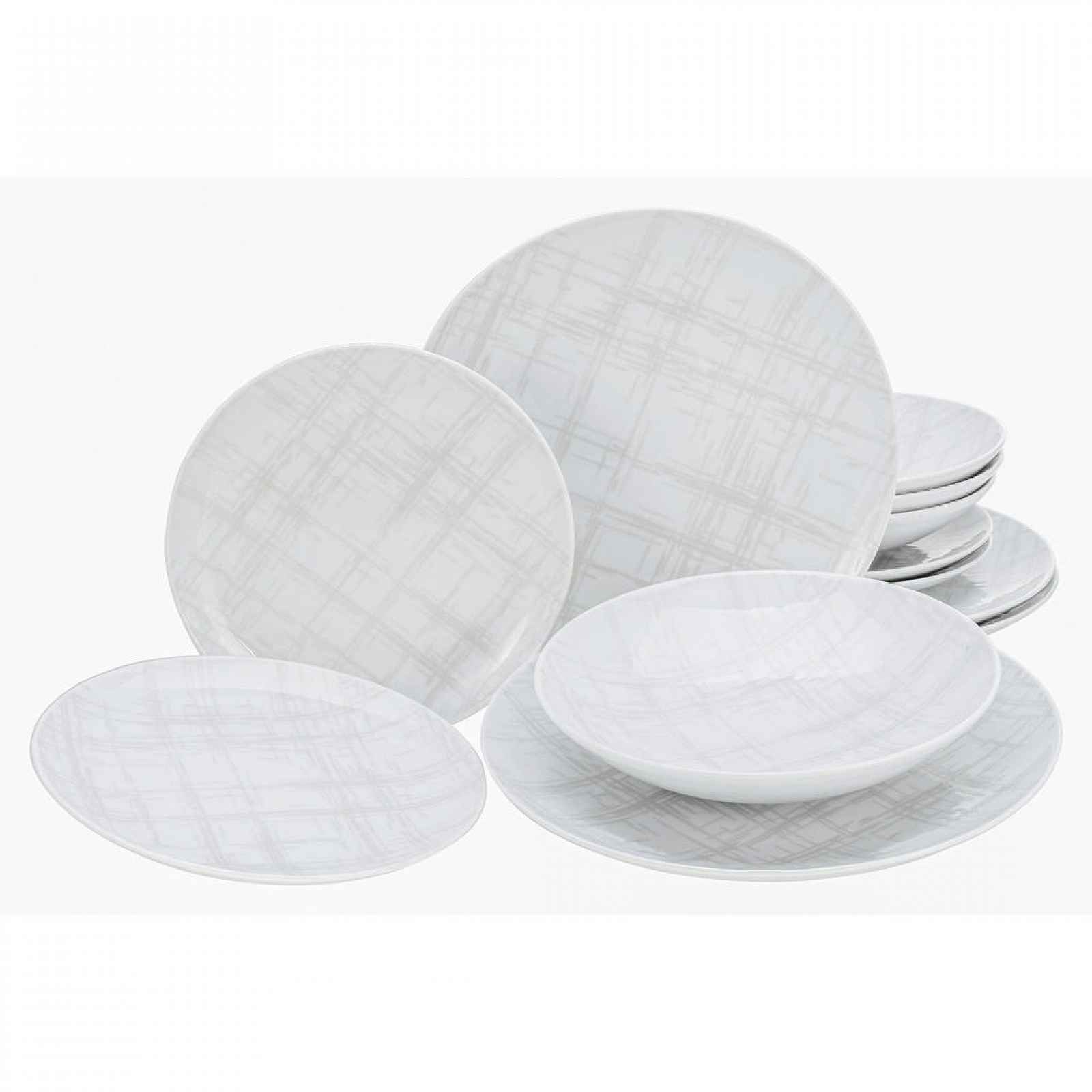 Creatable JÍDELNÍ SOUPRAVA, 12dílné, porcelán - Jídelní servisy - 007768130302