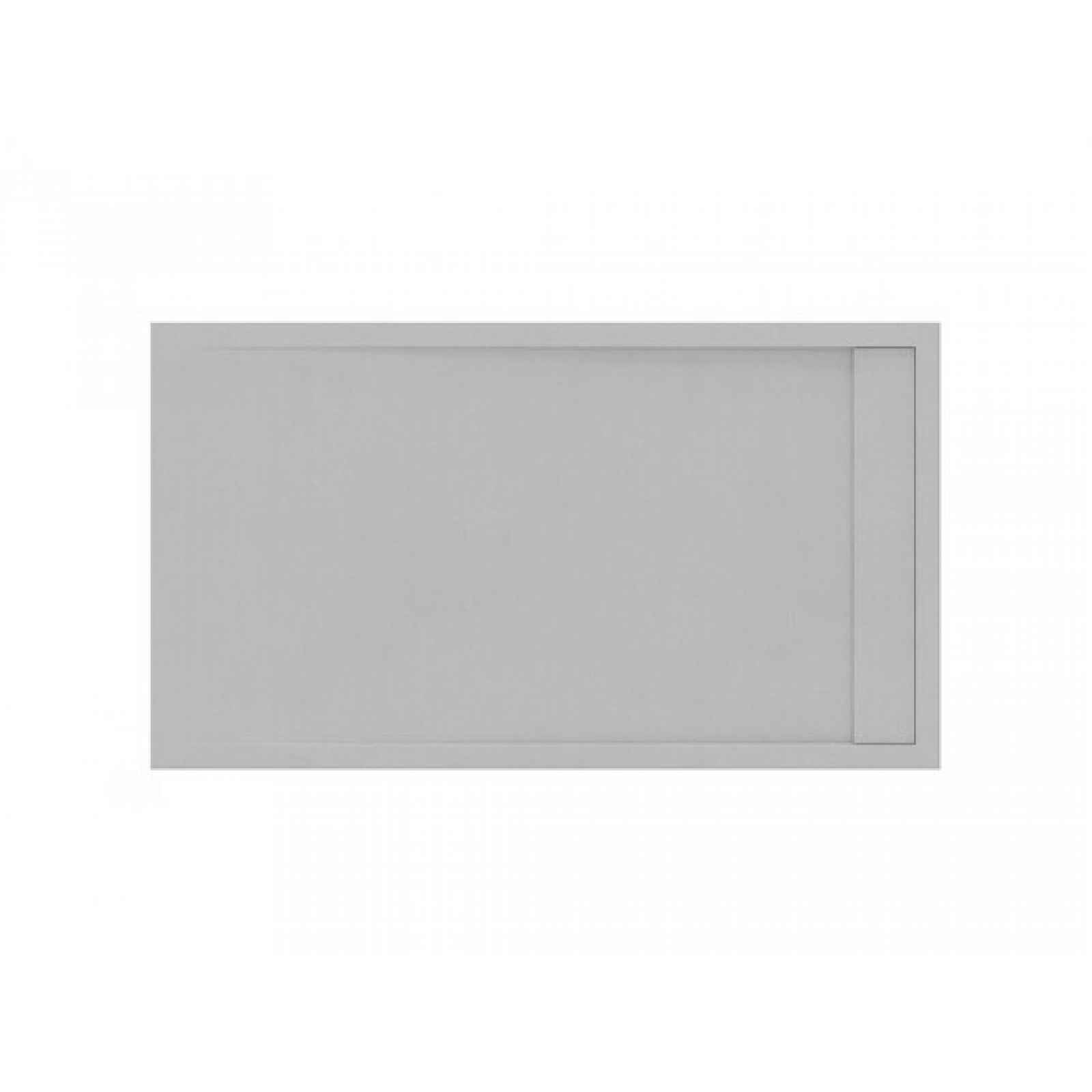 Sprchová vanička obdélníková Ravak Sandstone Pro 180x90 cm litý mramor smoke grey XA03Y74O010