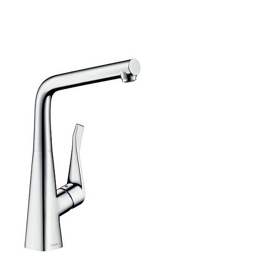 Dřezová baterie Hansgrohe Metris M71 s otočným raménkem chrom 14823000