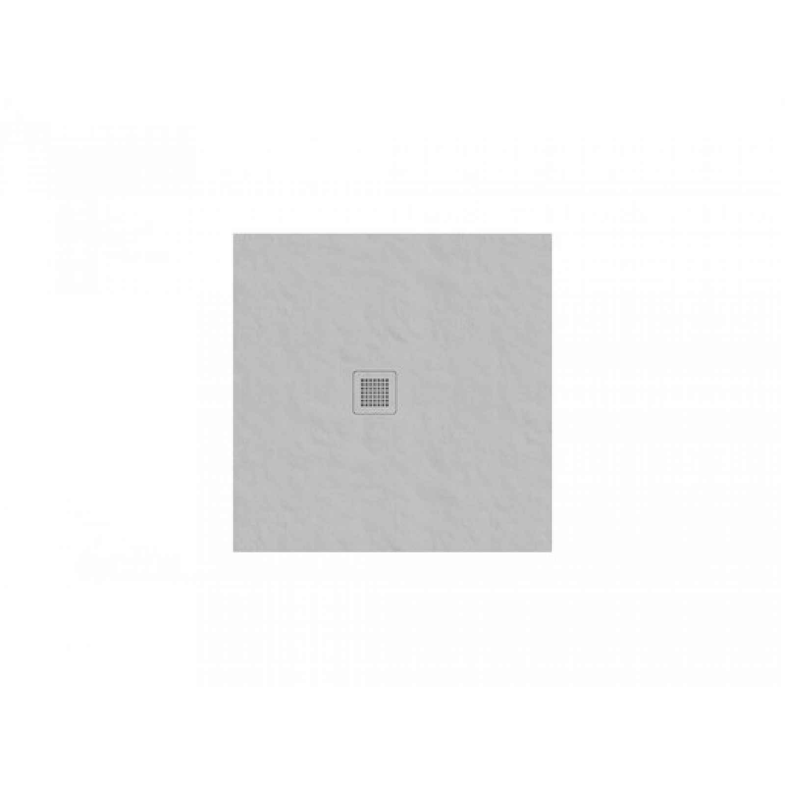 Sprchová vanička čtvercová Ravak Slate Pro 90x90 cm litý mramor smoke grey XA03773O010
