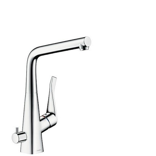 Dřezová baterie Hansgrohe Metris M71 s otočným raménkem chrom 14888000