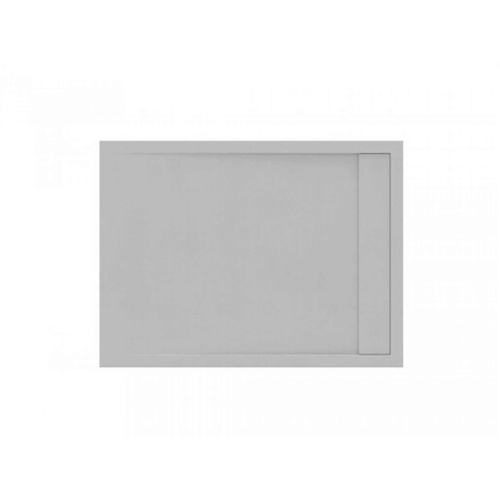 Sprchová vanička obdélníková Ravak Sandstone Pro 120x90 cm litý mramor smoke grey XA03G74O010