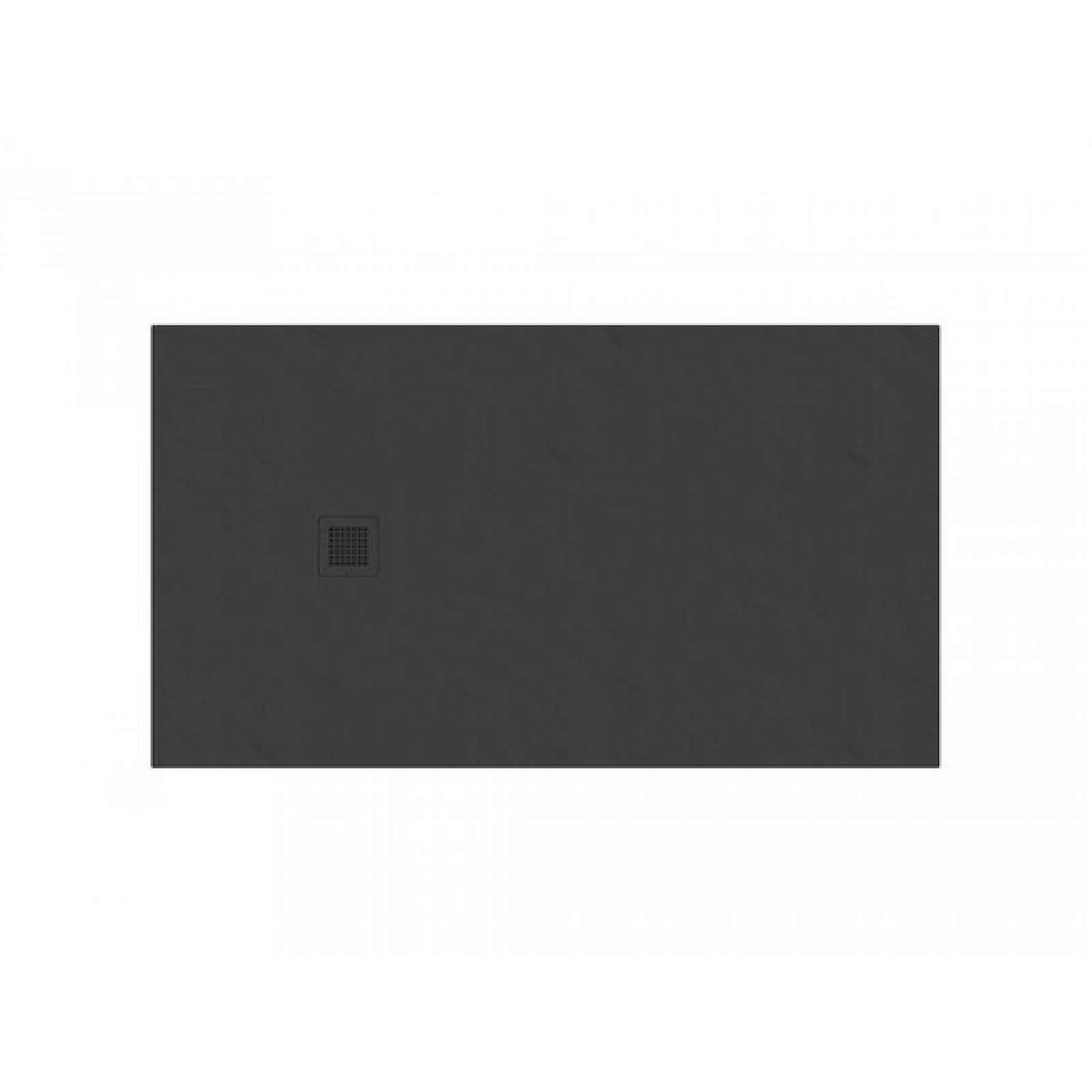 Sprchová vanička obdélníková Ravak Slate Pro 140x90 cm litý mramor černá XA03M733010