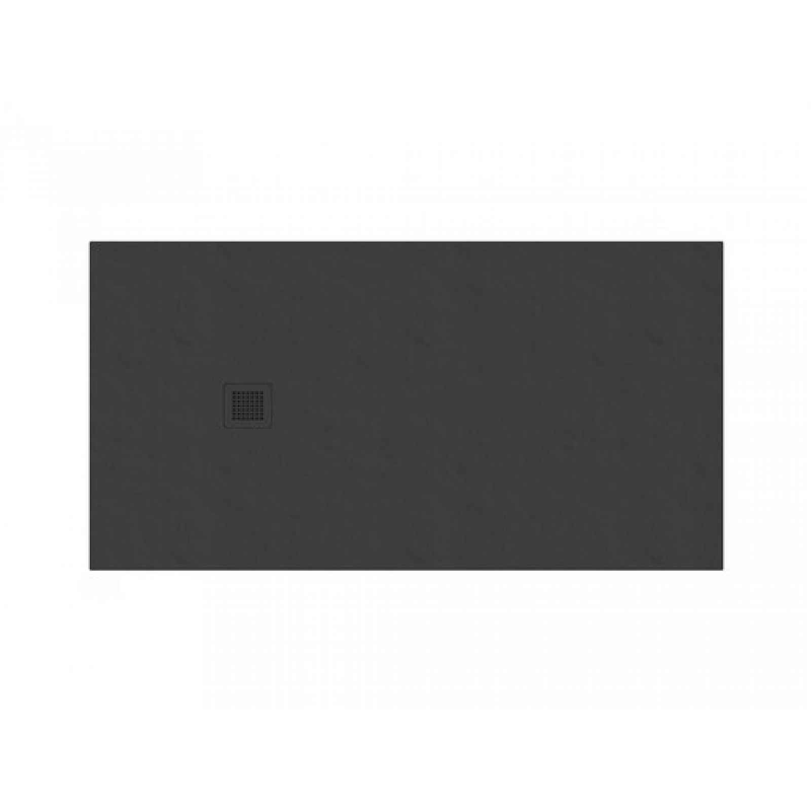 Sprchová vanička obdélníková Ravak Slate Pro 160x90 cm litý mramor černá XA03S733010