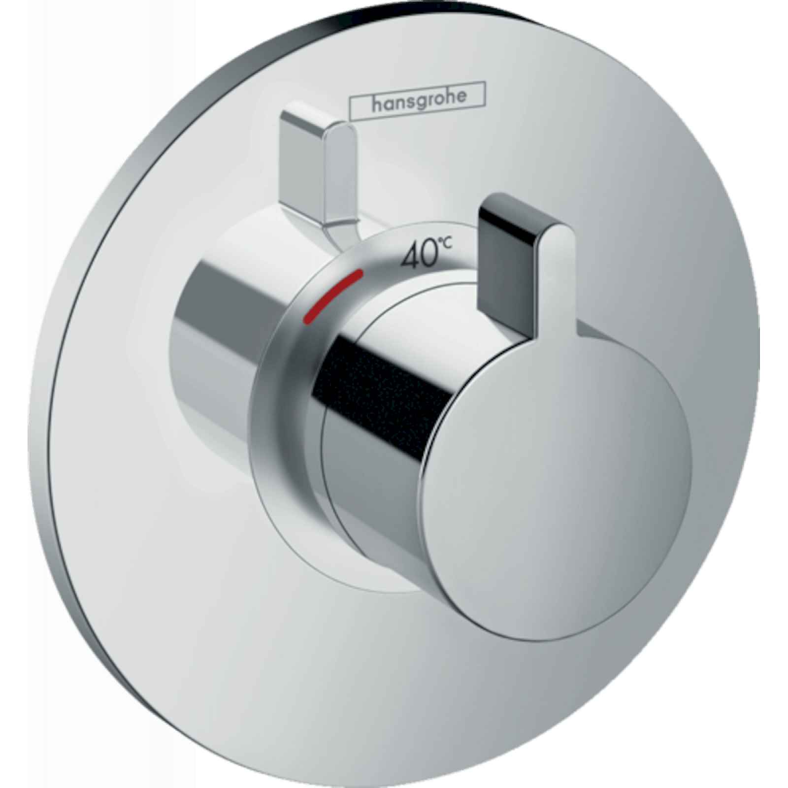 Termostat Hansgrohe Ecostat S bez podomítkového tělesa chrom 15756000