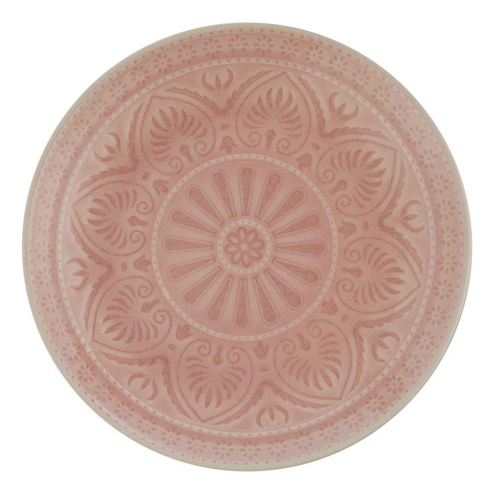 Butlers SUMATRA Talíř 25 cm - sv. růžová