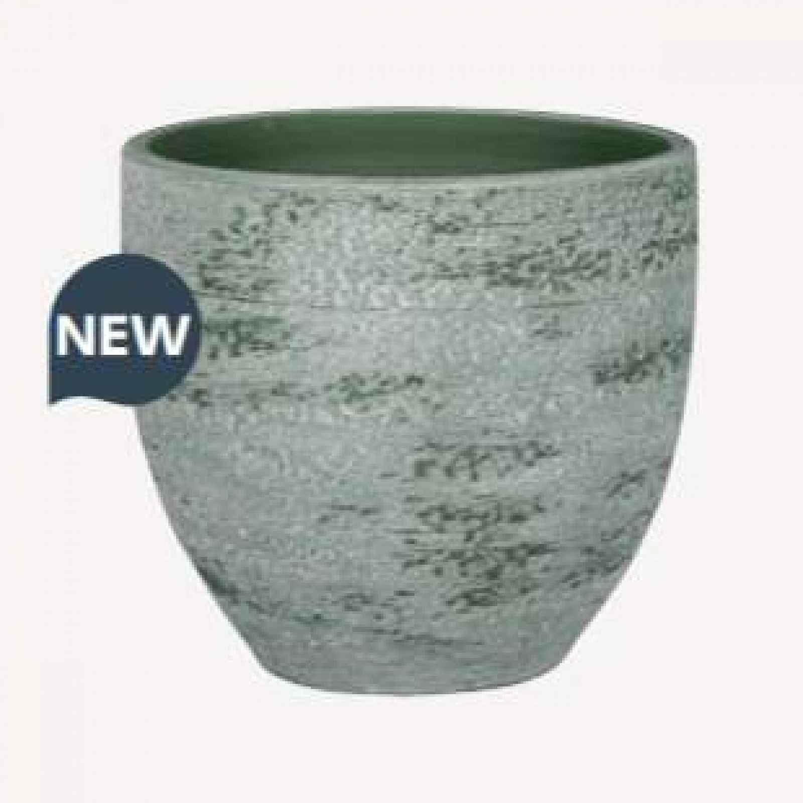 Obal TONDELA keramika šedo/zelená 16cm