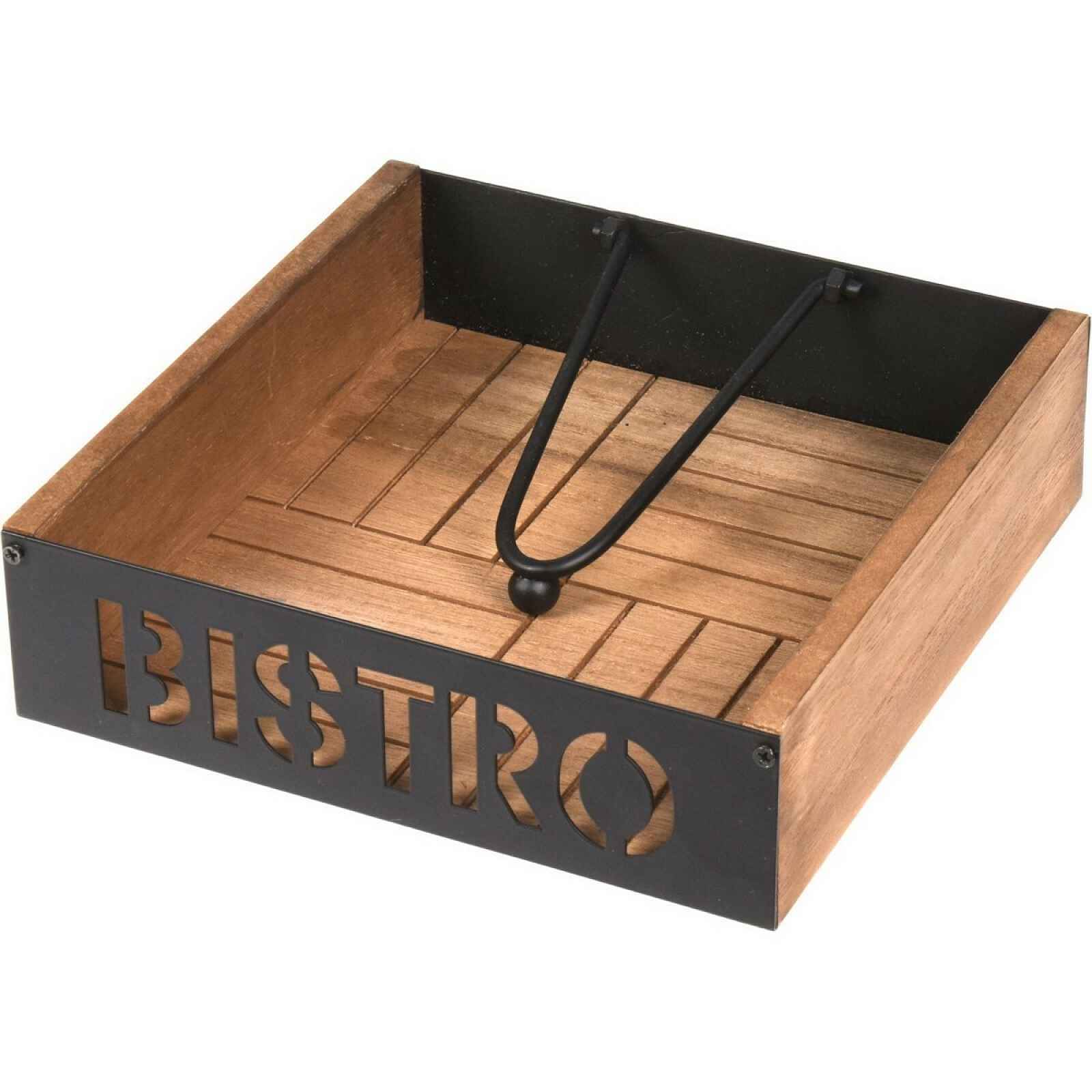 EH Dřevěný box na ubrousky BISTRO,