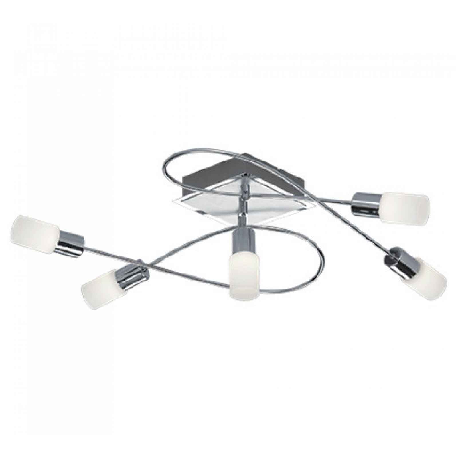 LED stropní osvětlení Trio Clapton chrom 621410505